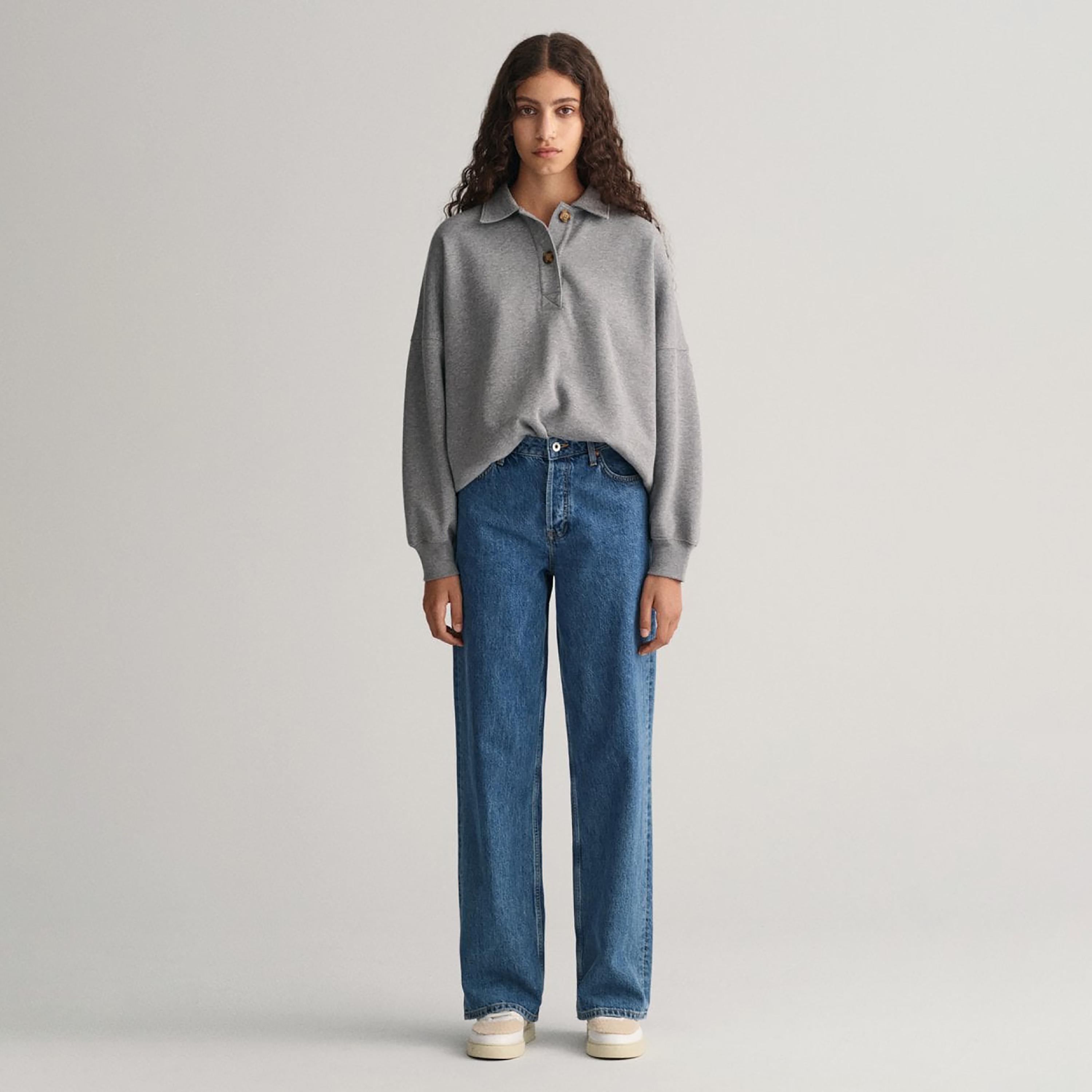 Gant Straight Fit Mid-Rise Jeans with 5 Pockets-women-clothing-bottoms-jeans-image-2