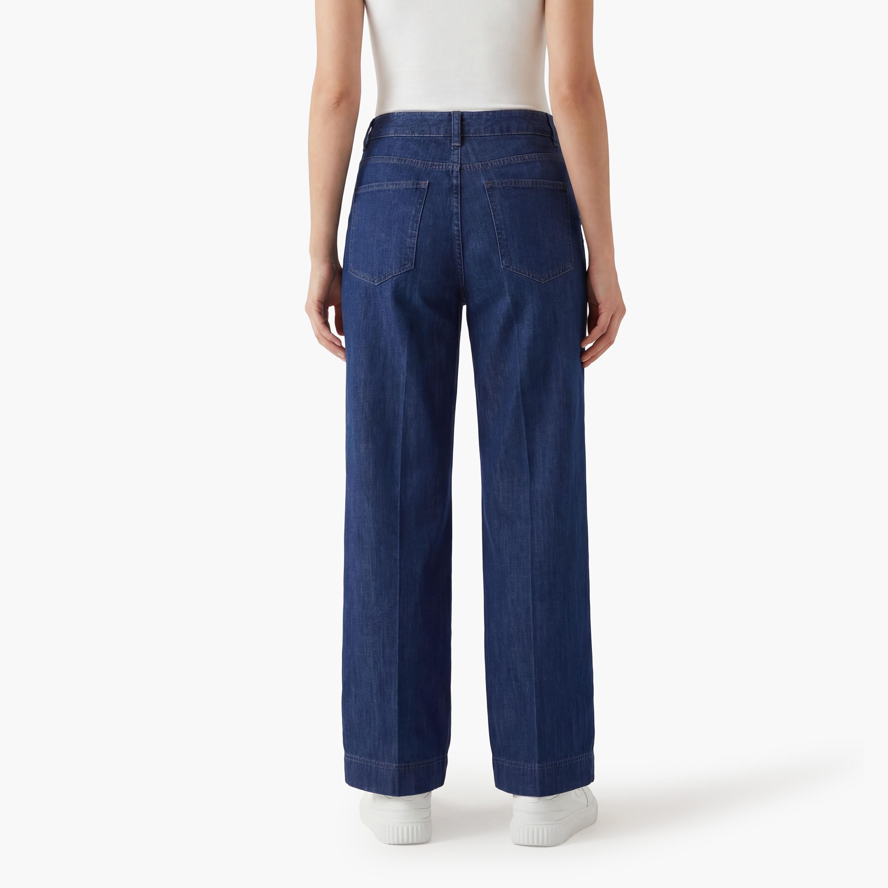 Gant Relaxed Fit Washed Mid-Rise Women's Jeans-women-clothing-bottoms-jeans-image-4
