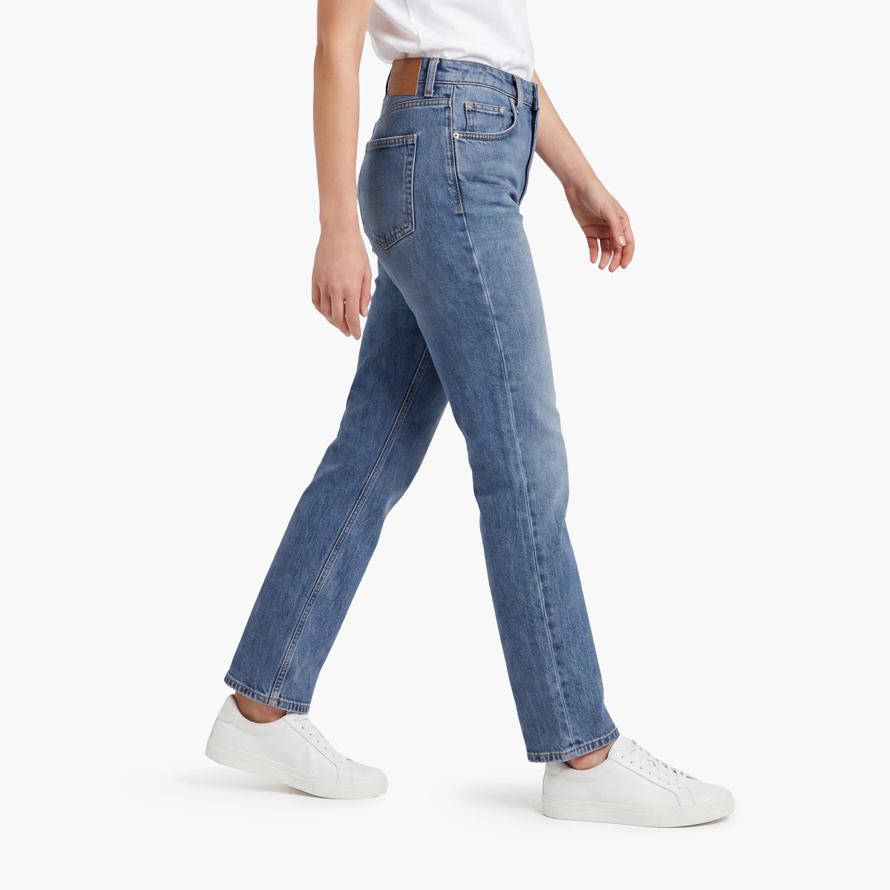 Gant Regular Fit Washed 5 Pocket Mid Rise Women's Cropped Jeans-women-clothing-bottoms-jeans-image-5