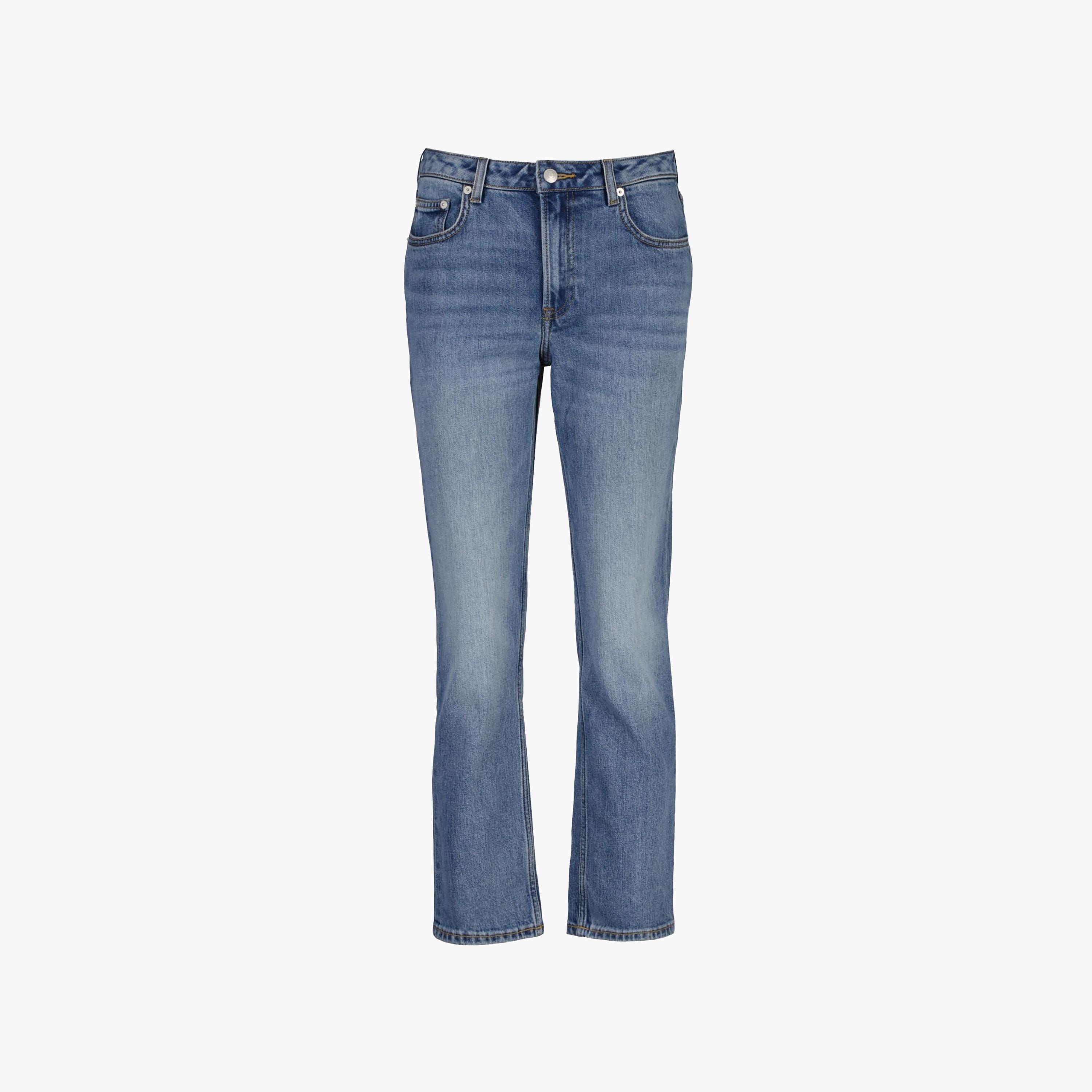 Gant Regular Fit Washed 5 Pocket Mid Rise Women's Cropped Jeans-women-clothing-bottoms-jeans-image-6