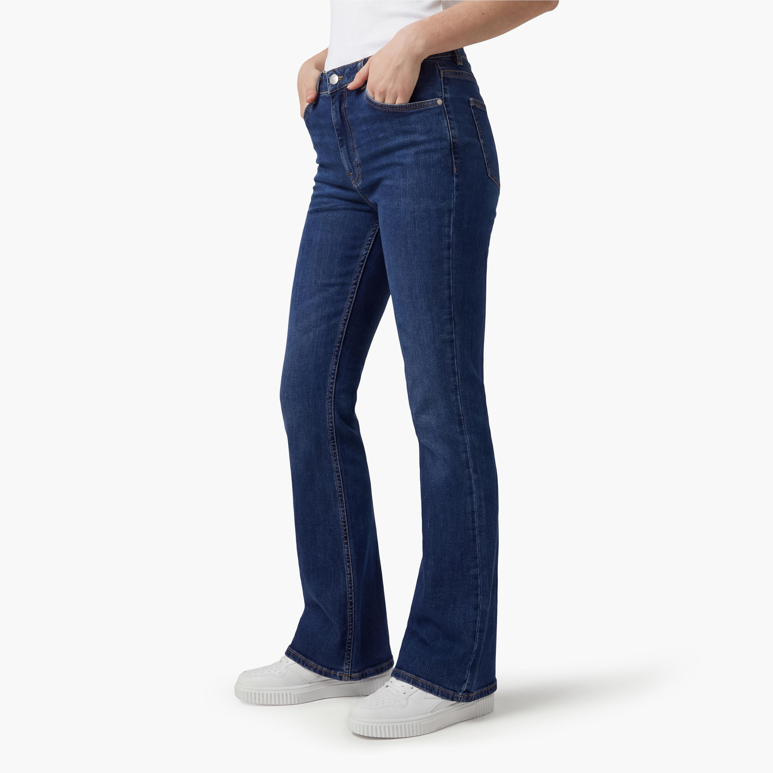 Gant Slim Fit Dark Washed Mid-Rise Women's Jeans-women-clothing-bottoms-jeans-image-3