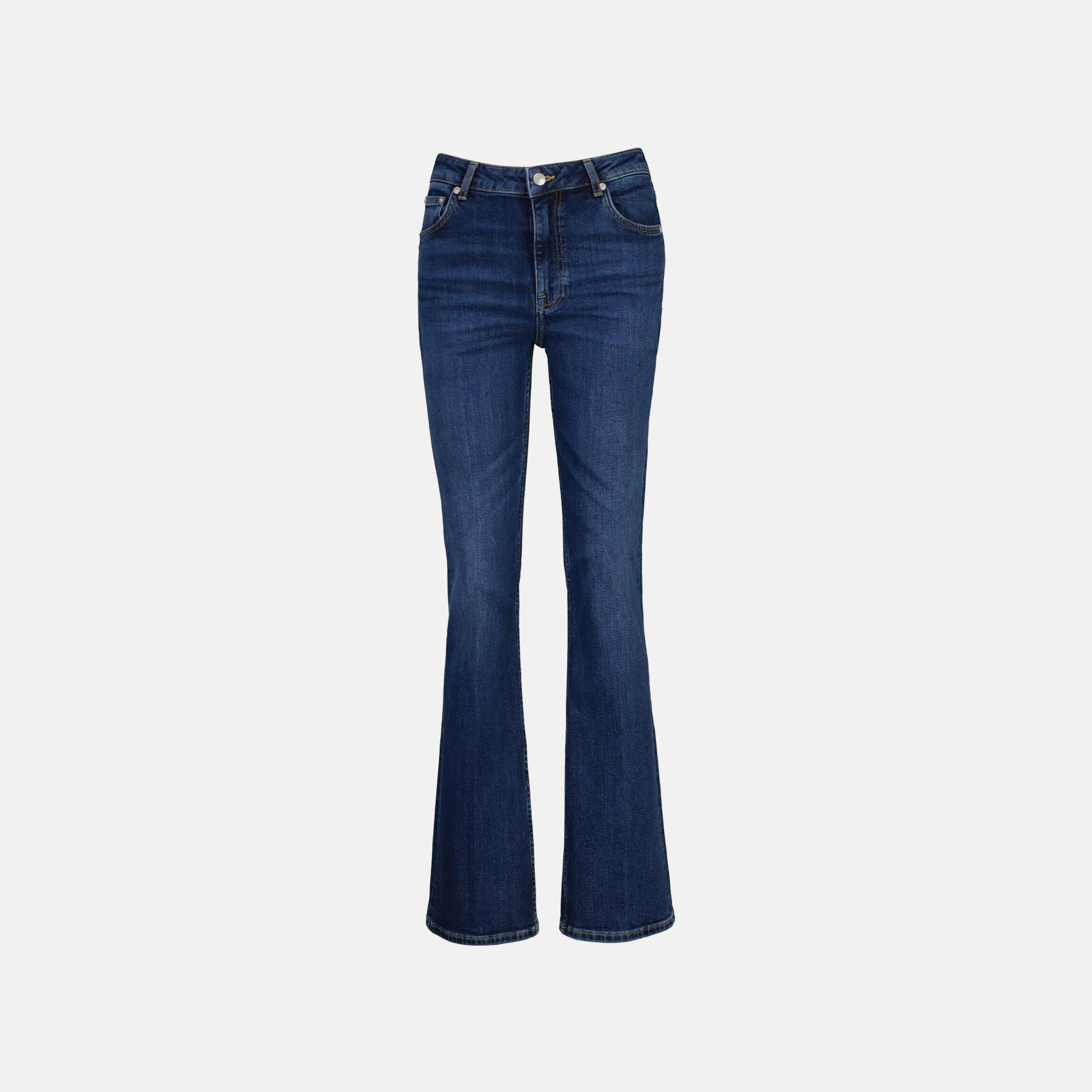 Gant Slim Fit Dark Washed Mid-Rise Women's Jeans-women-clothing-bottoms-jeans-image-5