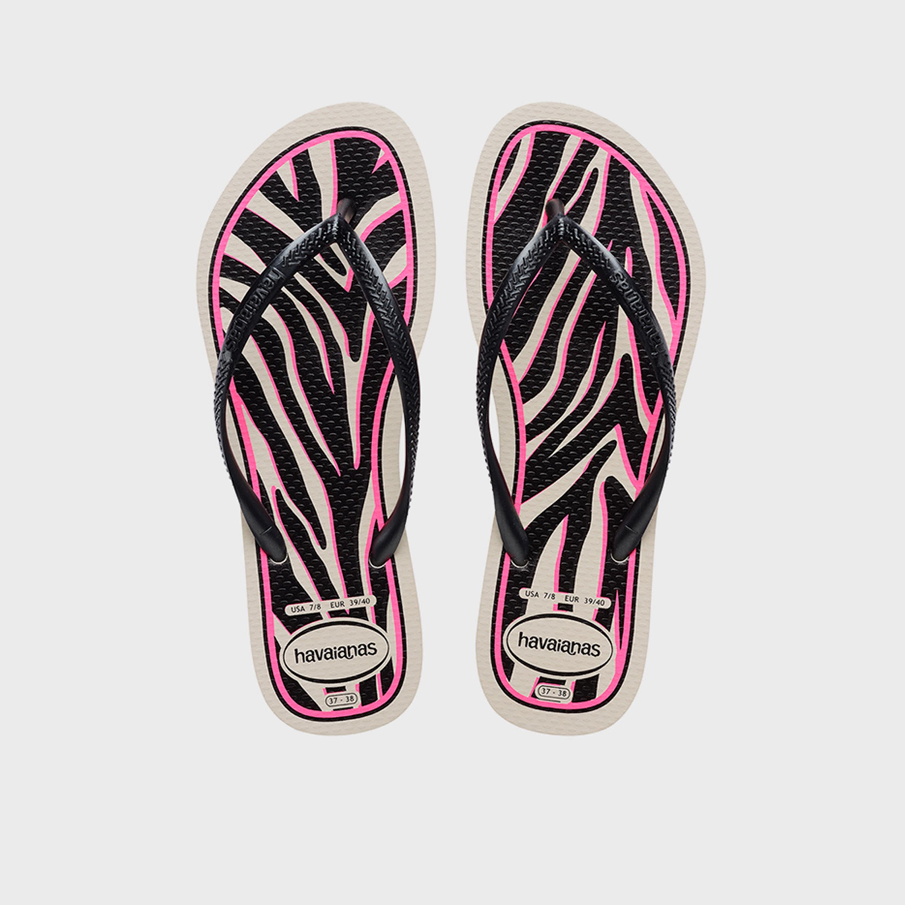 Havaianas Women's Slip-On Flat Slim Animals Thong Slippers | 4103352-7018-women-shoes-flipflopsandslides-image-1