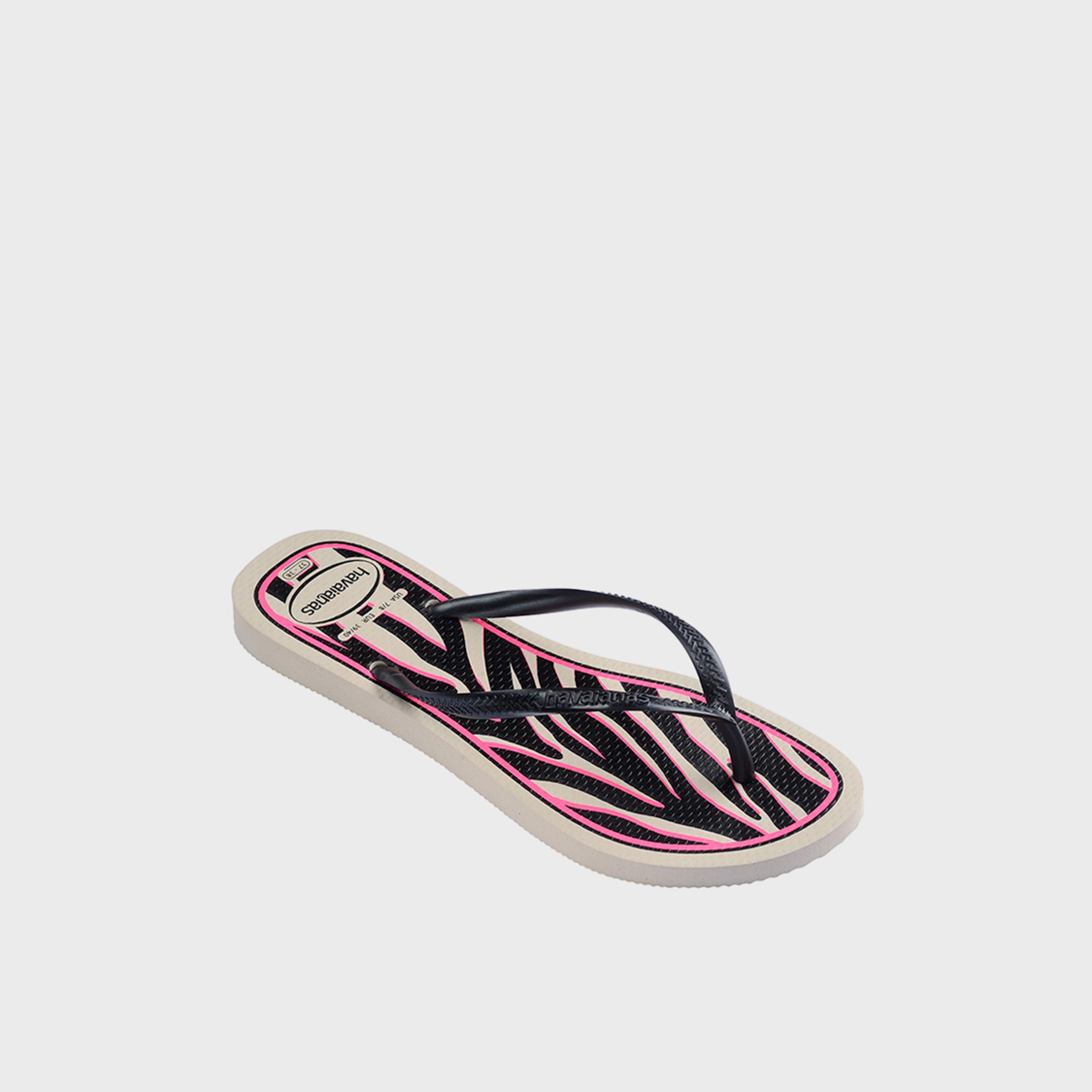 Havaianas Women's Slip-On Flat Slim Animals Thong Slippers | 4103352-7018-women-shoes-flipflopsandslides-image-2