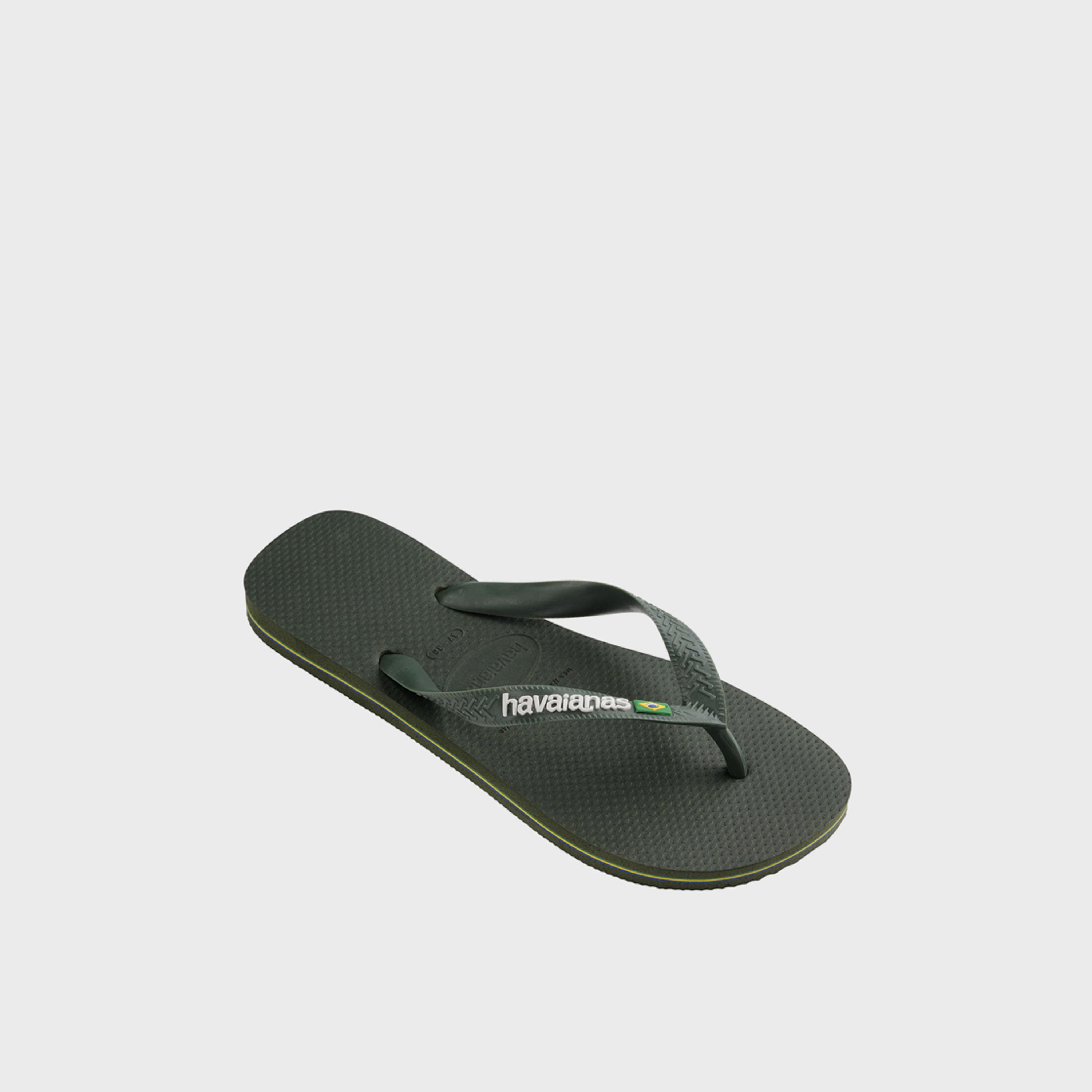 Havaianas Unisex Slip-On Brasil Logo Thong Slippers | 4110850-5983-women-shoes-flipflopsandslides-image-2