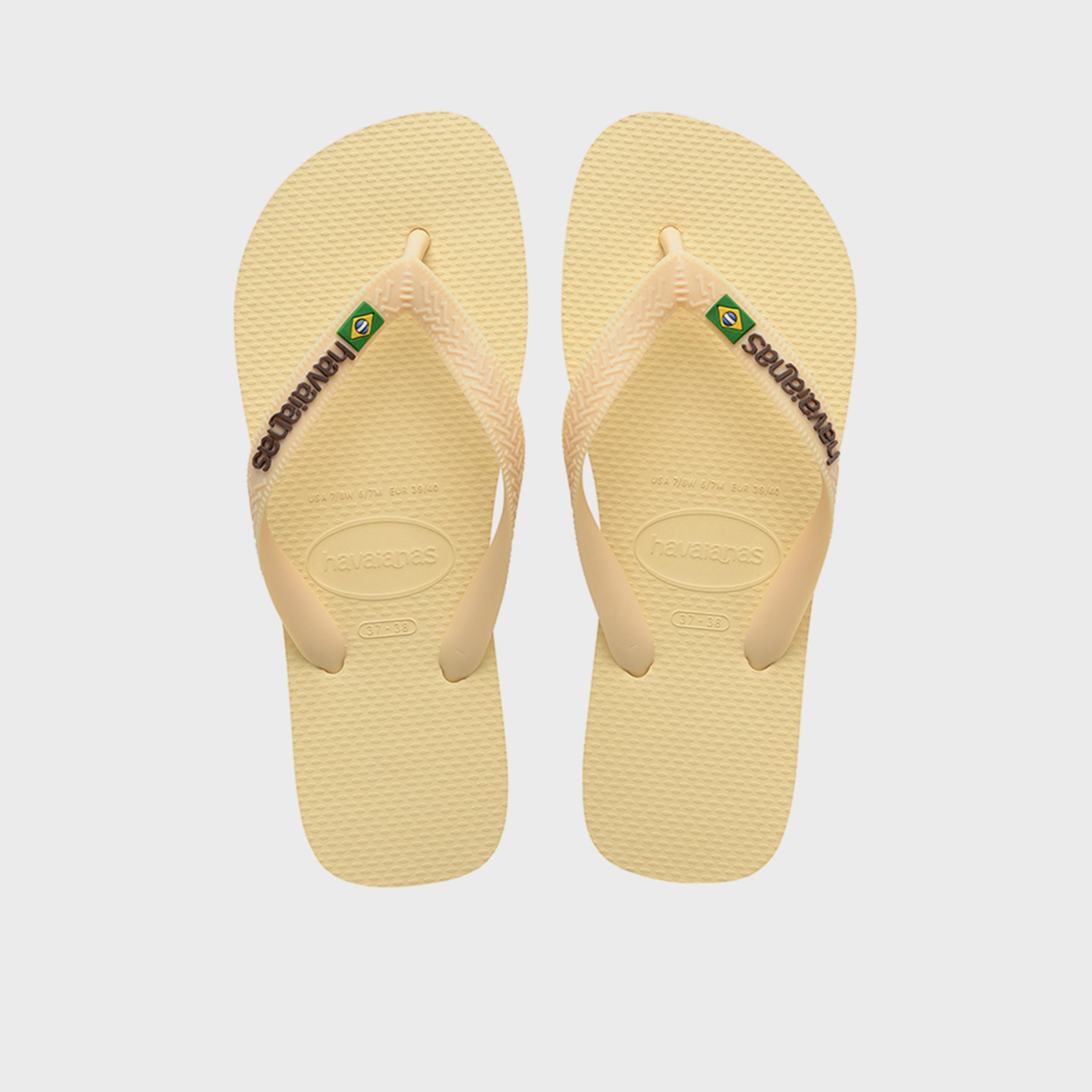 Havaianas Unisex Slip-On Brasil Logo Thong Slippers | 4110850-9256-women-shoes-flipflopsandslides-image-1