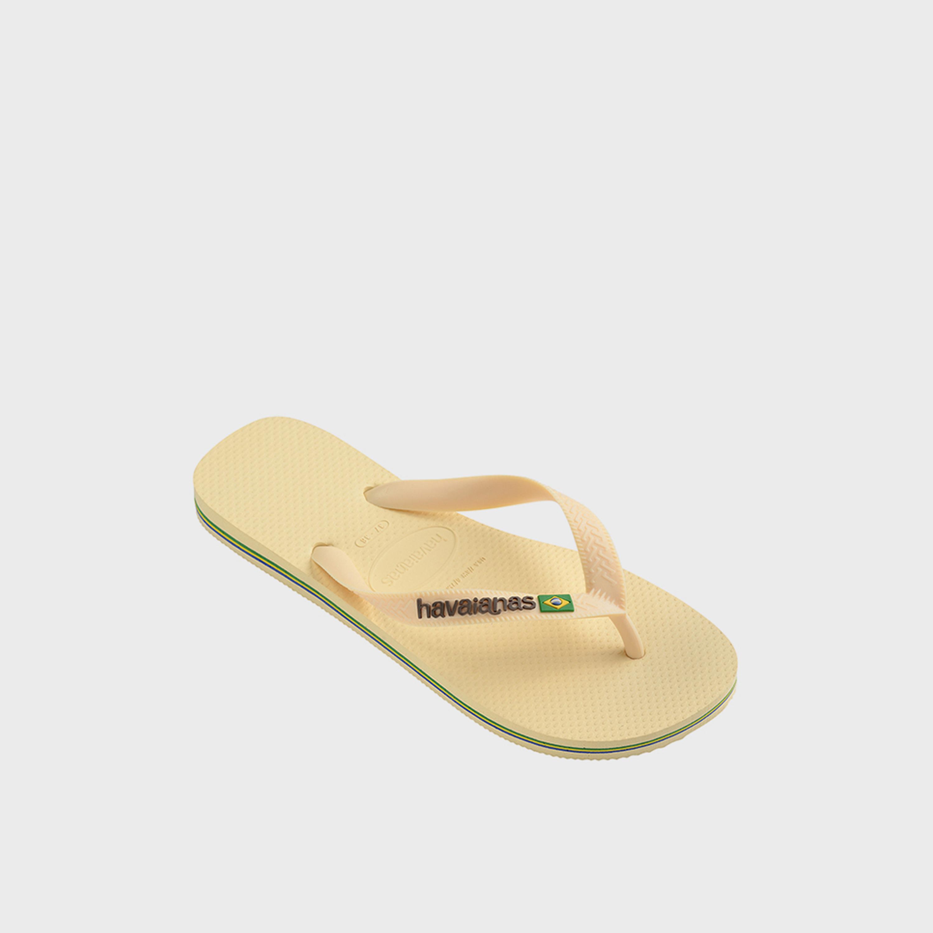 Havaianas Unisex Slip-On Brasil Logo Thong Slippers | 4110850-9256-women-shoes-flipflopsandslides-image-2