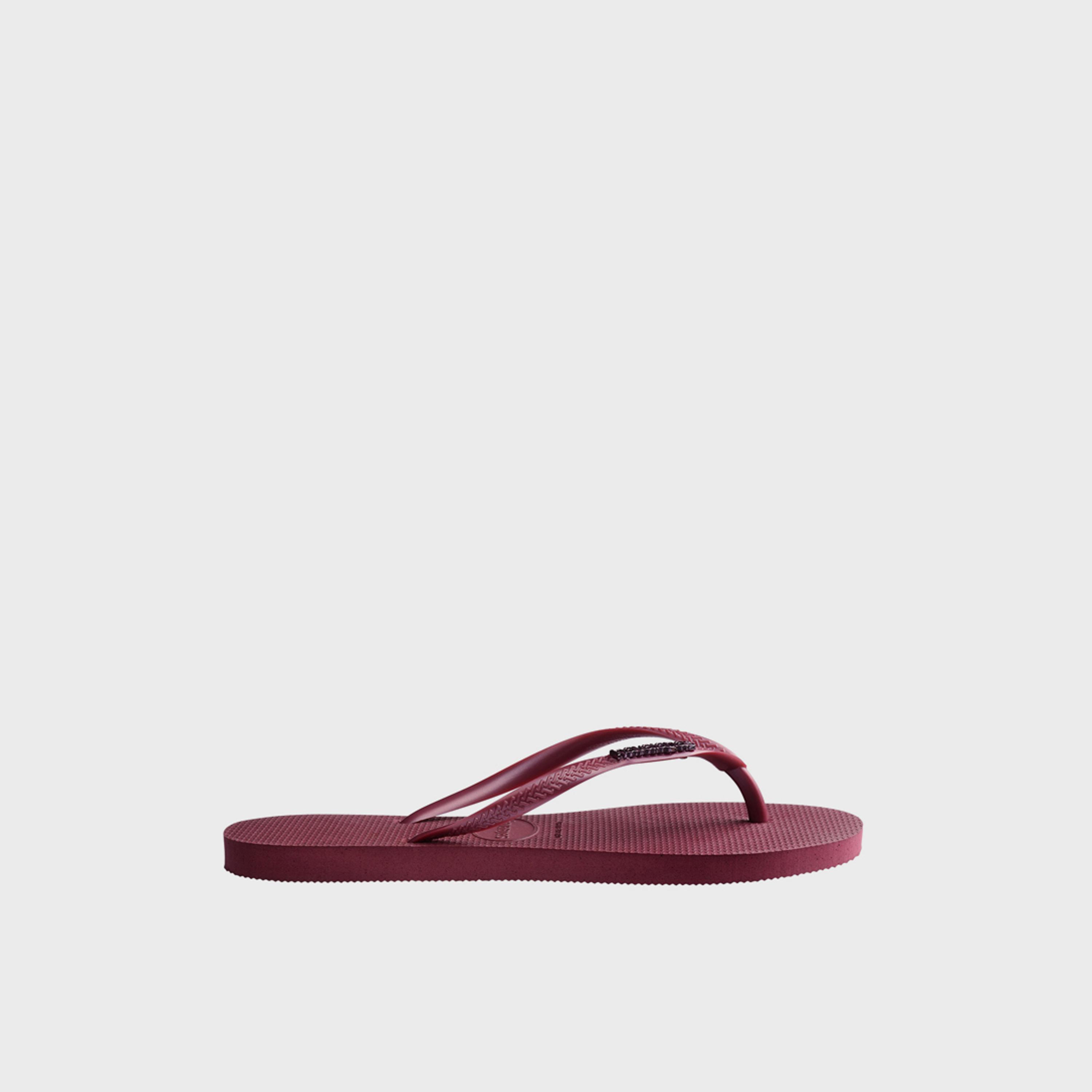 Havaianas Women's Slip-On Flat Slim Logo Metallic Thong Slippers | 4119875-9339-women-shoes-flipflopsandslides-image-3