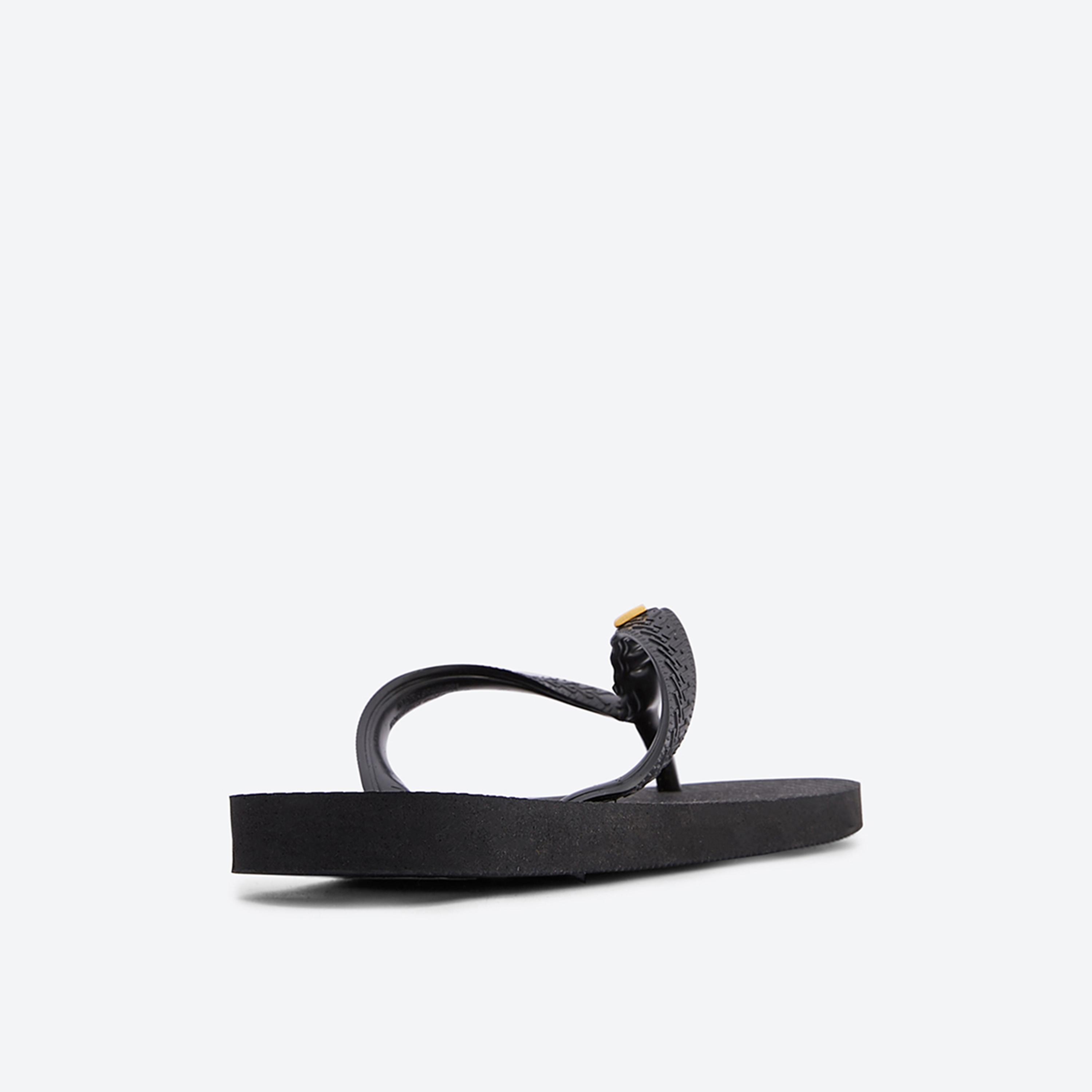 Havaianas Women's Slip-On Flat Top Logo Metallic Thong Slippers | 4127244-1069-women-shoes-flipflopsandslides-image-4