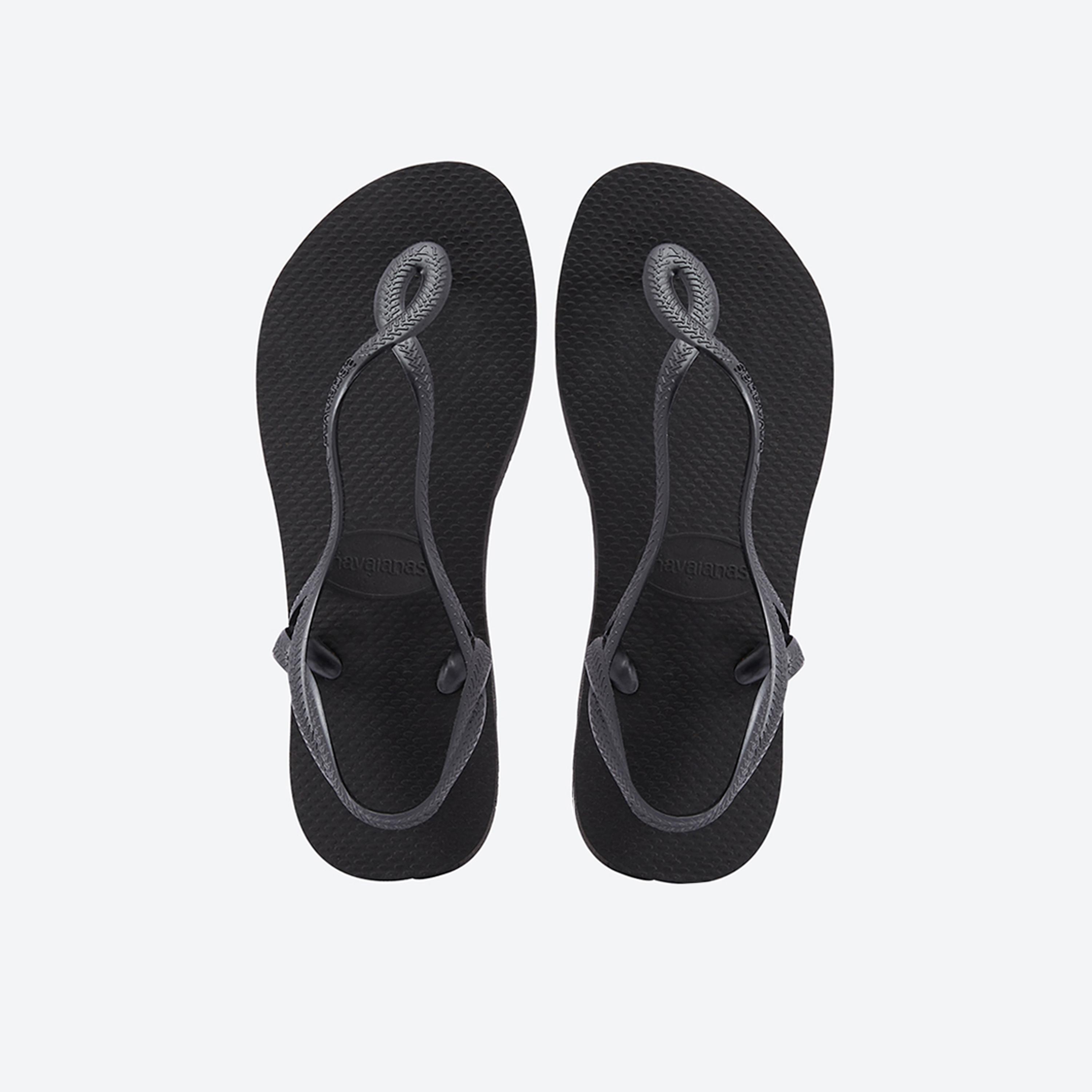 هافاياناس - شبشب نسائي مسطح سهل الارتداء | 4129697-0090-women-shoes-flipflopsandslides-image-1