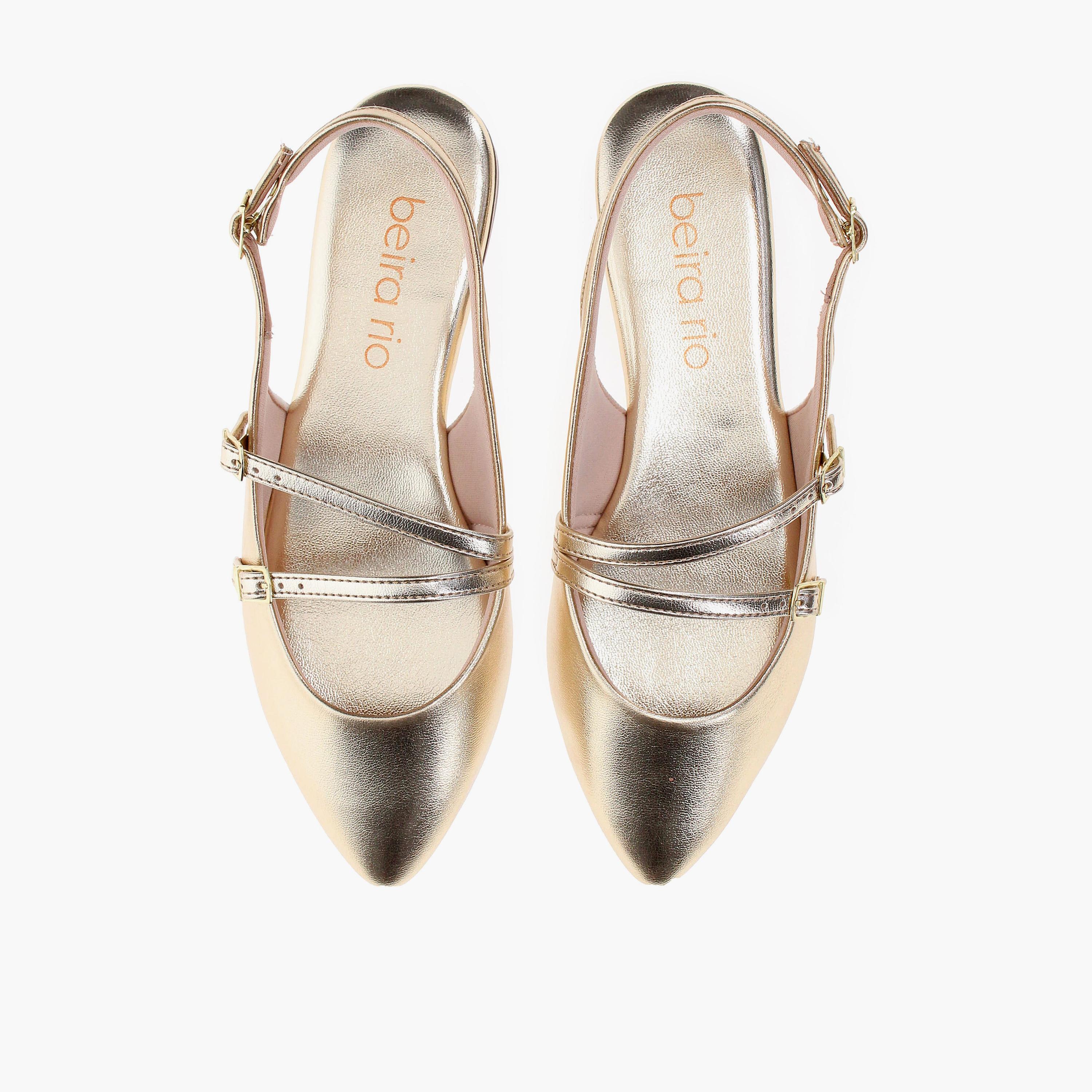 بييرا ريو - حذاء باليرينا نسائي مقدمة مدببة و حزام ومشبك | 4134-1012-14710-66-women-shoes-ballerinas-image-2