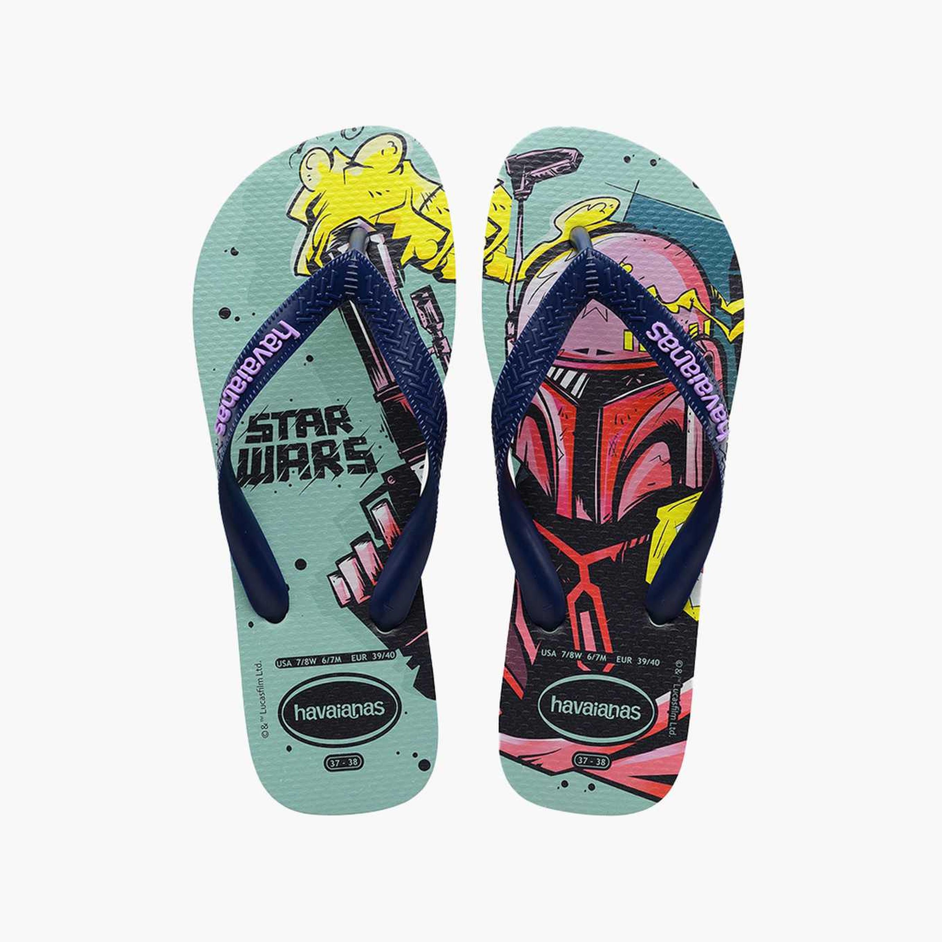 Havaianas Kids Slip-On Star Wars Thong Slippers | 4135185.3507-boys-shoes-flipflopsandslides-image-1