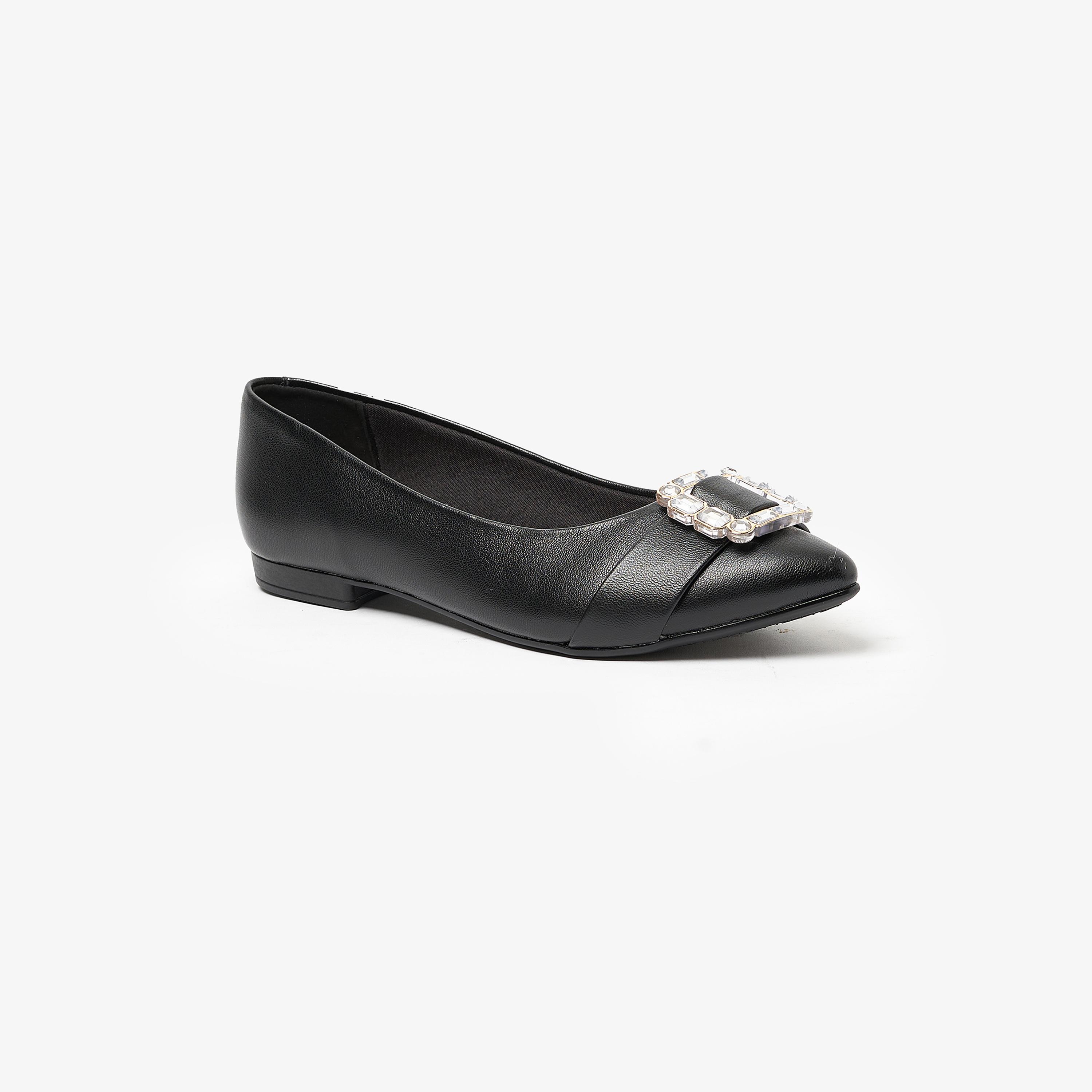 Beira Rio by Geoomnii  Women's Pointed Toe Ballerinas | 4136-293-9569        -women-shoes-ballerinas-image-1