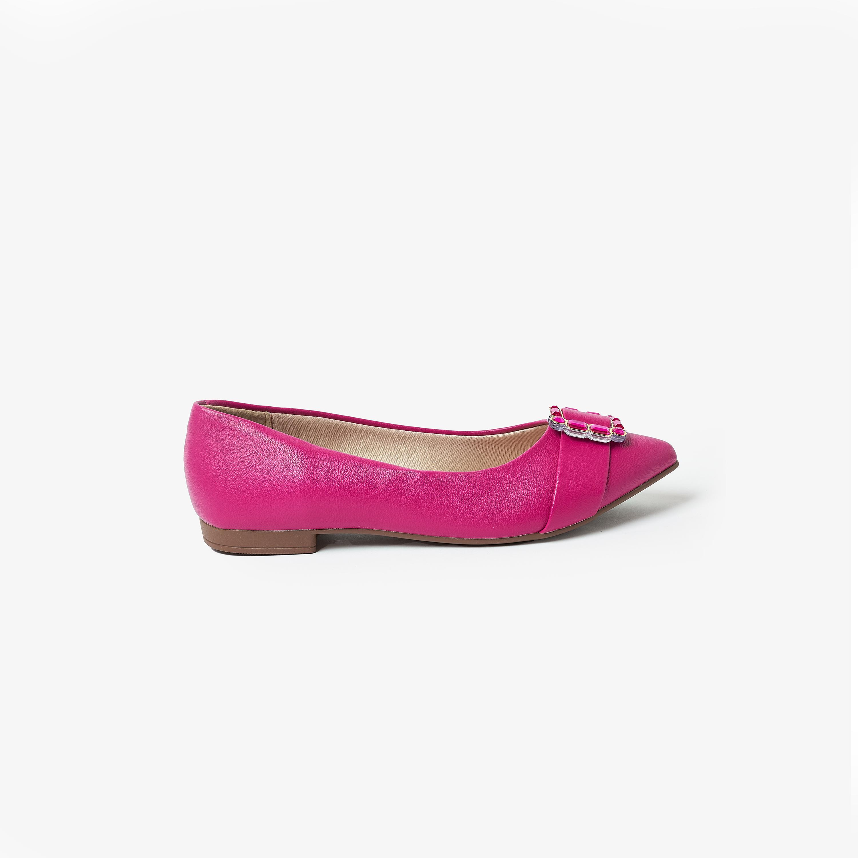 Beira Rio by Geoomnii  Women's Pointed Toe Ballerinas | 4136-293-9569        -women-shoes-ballerinas-image-2