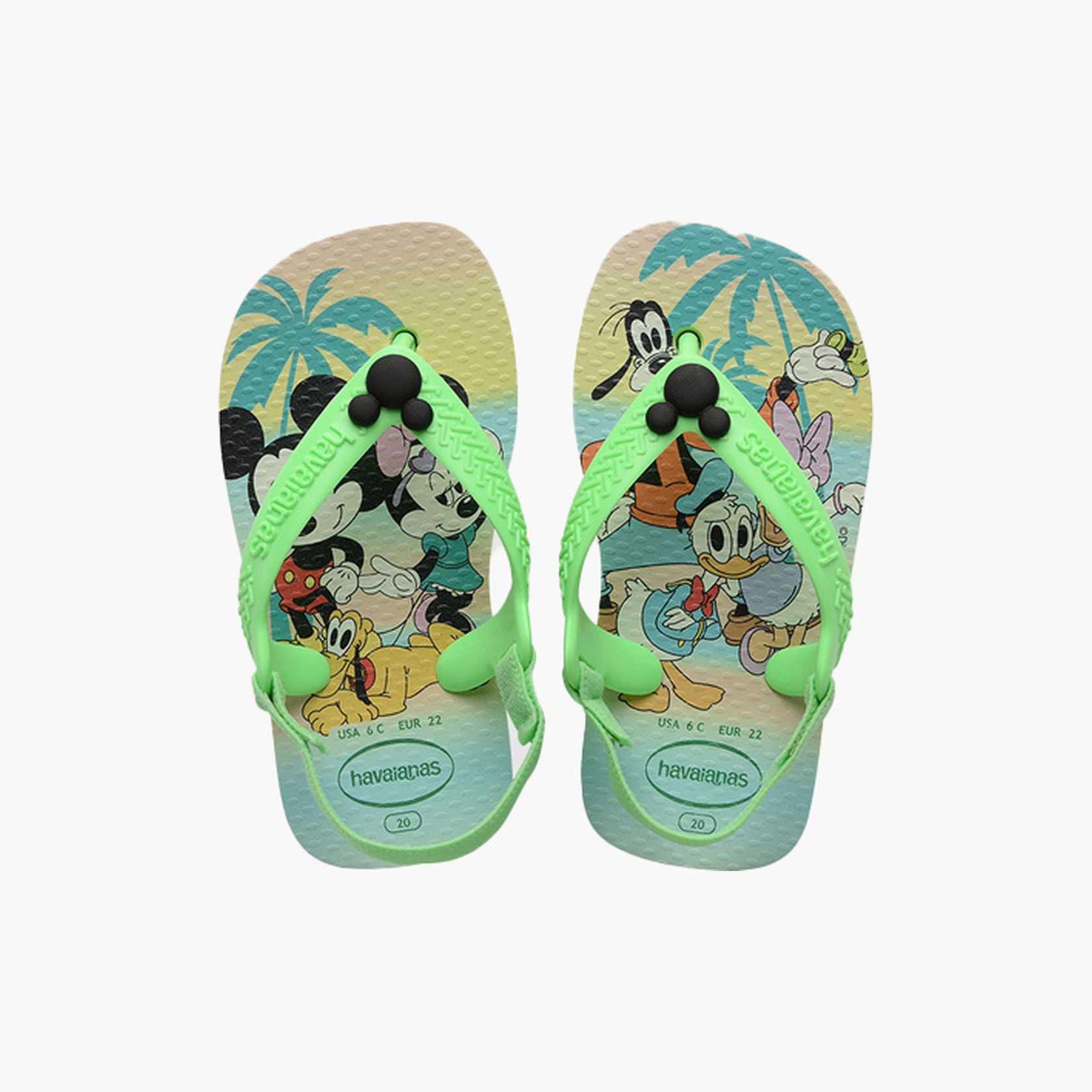 Havaianas Baby Elastic Disney Classics II Thong Sandals | 4137007.0904-baby-girls-shoes-sandals-image-1