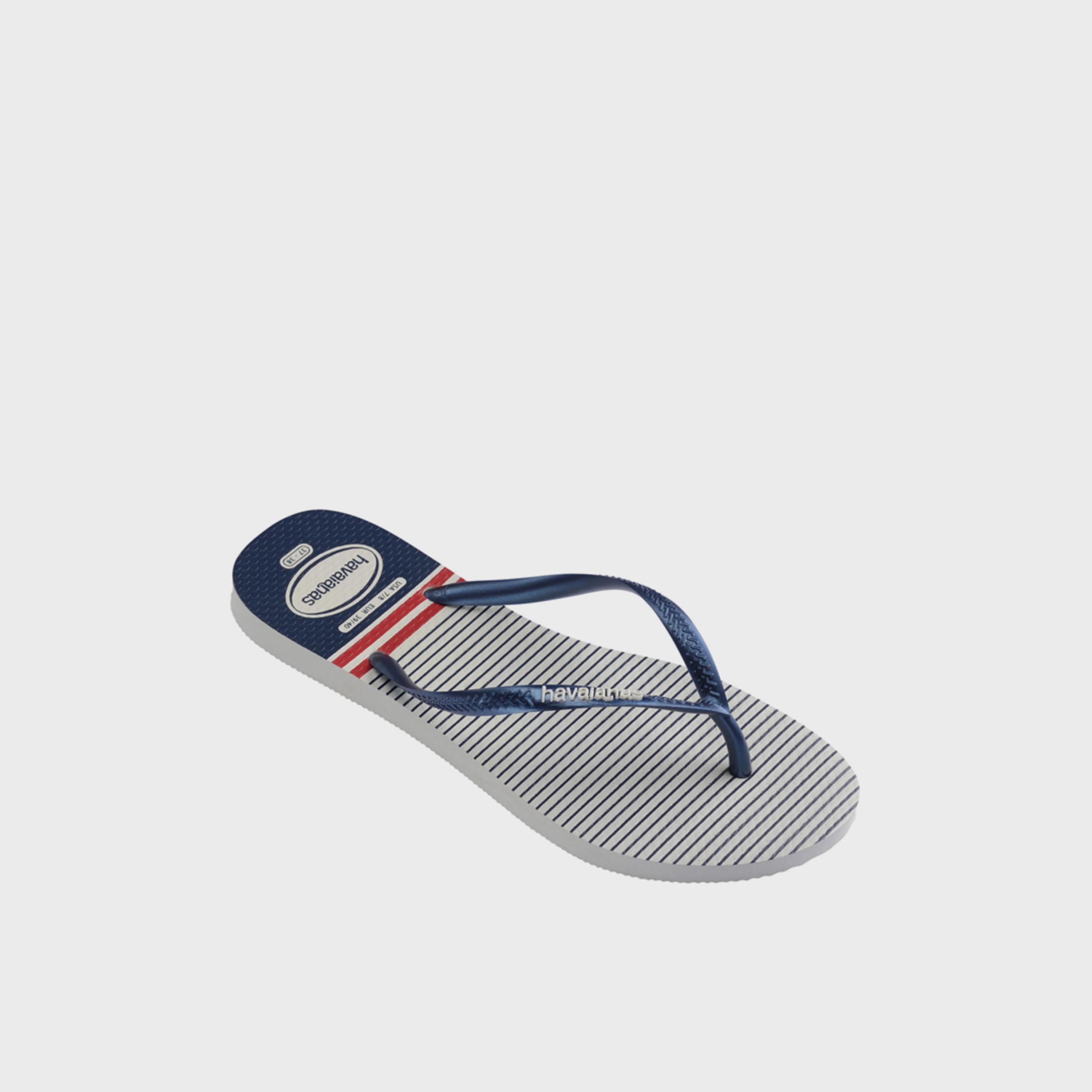 Havaianas Women's Slip-On Flat Slim Nautical Thong Slippers | 4137125-0425-women-shoes-flipflopsandslides-image-2