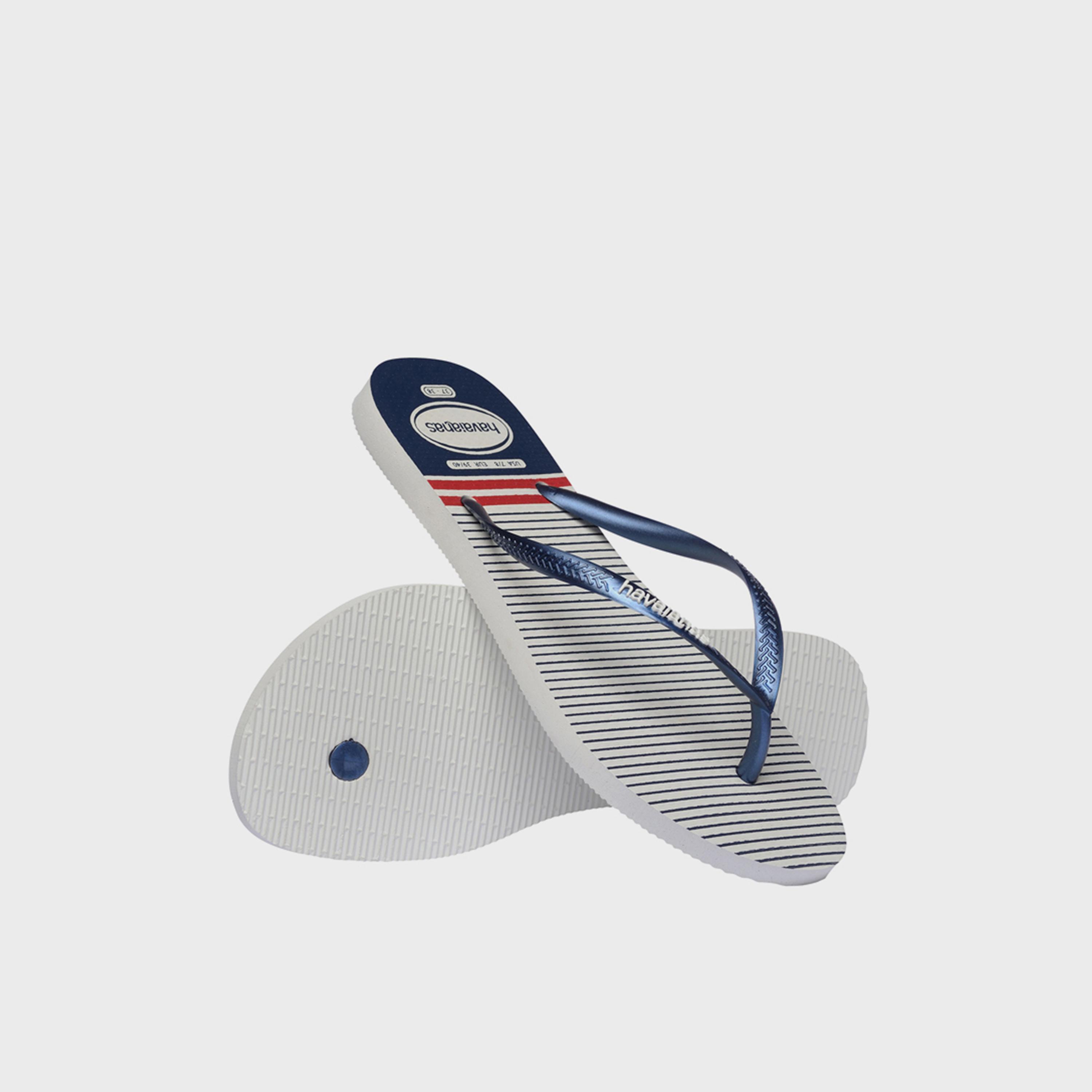 Havaianas Women's Slip-On Flat Slim Nautical Thong Slippers | 4137125-0425-women-shoes-flipflopsandslides-image-4