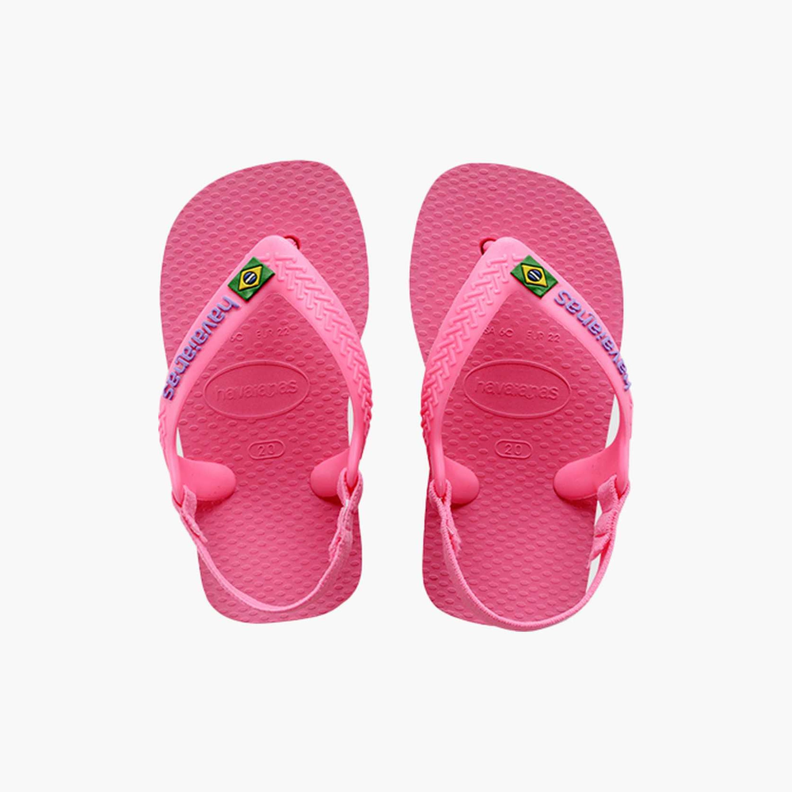 Havaianas Baby Elastic Brasil Logo II Thong Sandals | 4140577.0129-baby-girls-shoes-sandals-image-1