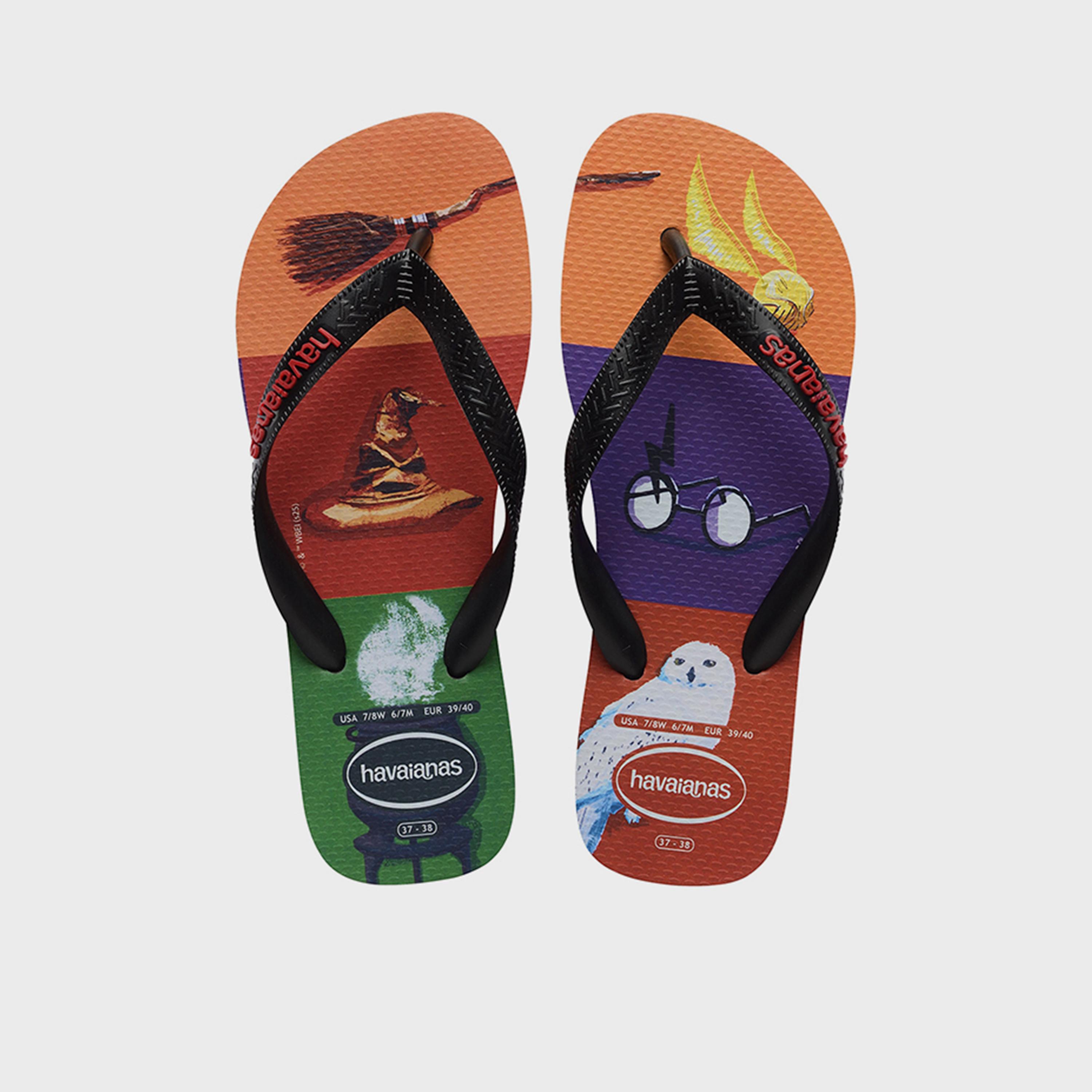 Havaianas Men's Slip-On Harry Potter Thong Slippers | 4141763-1069-men-shoes-flipflopsandslides-image-1