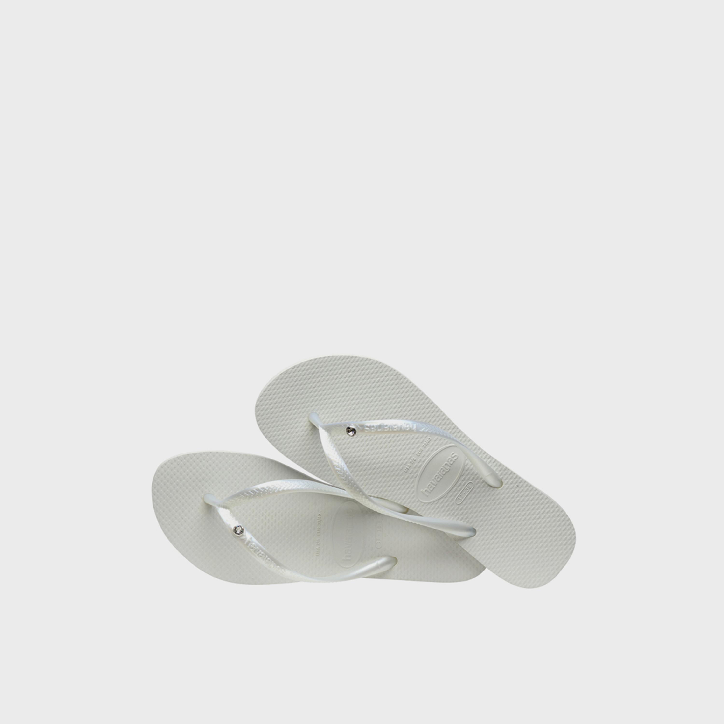 Havaianas Women's Slip-On Flat Slim Crystal Sw II Thong Slippers | 4145651-0001-women-shoes-flipflopsandslides-image-4