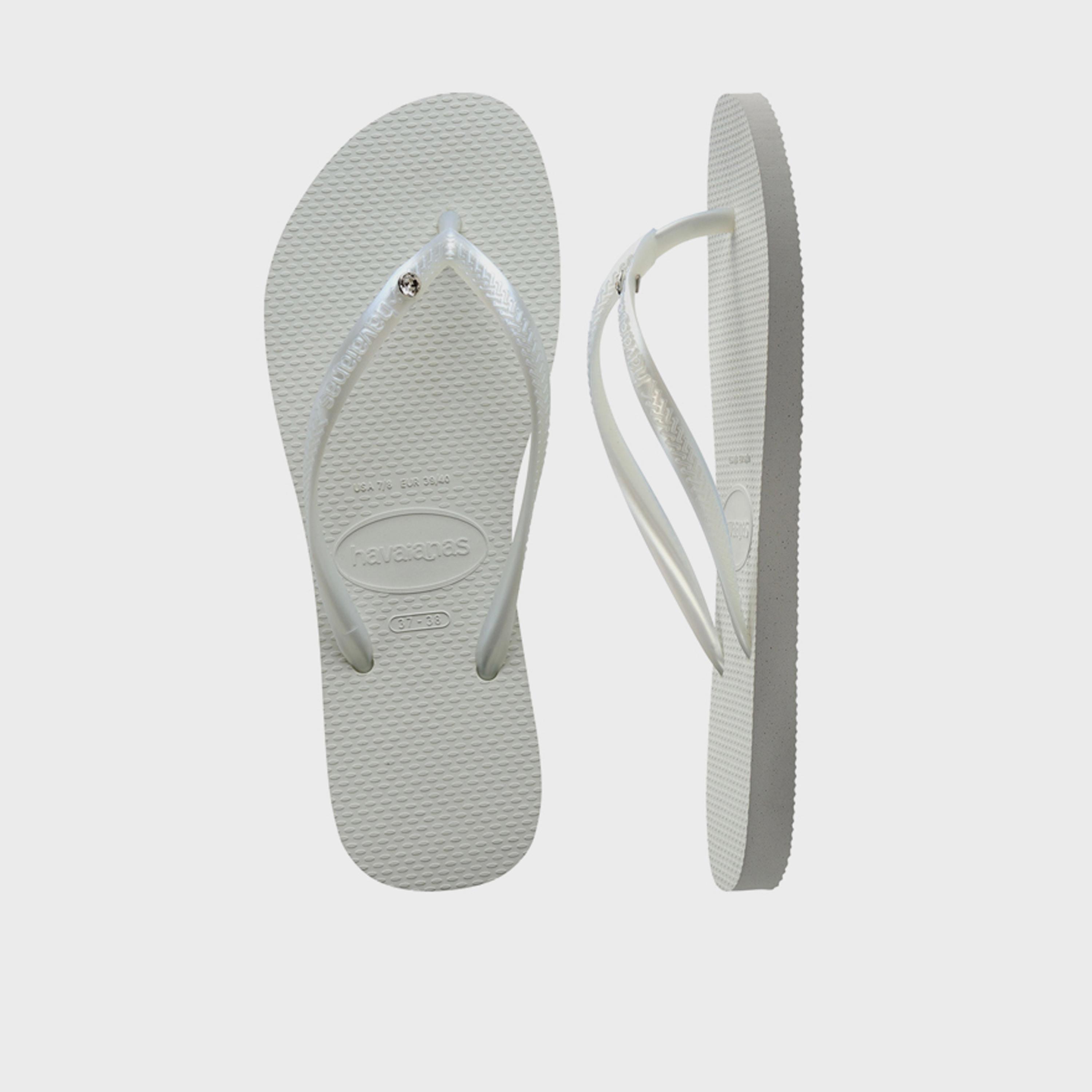 Havaianas Women's Slip-On Flat Slim Crystal Sw II Thong Slippers | 4145651-0001-women-shoes-flipflopsandslides-image-5