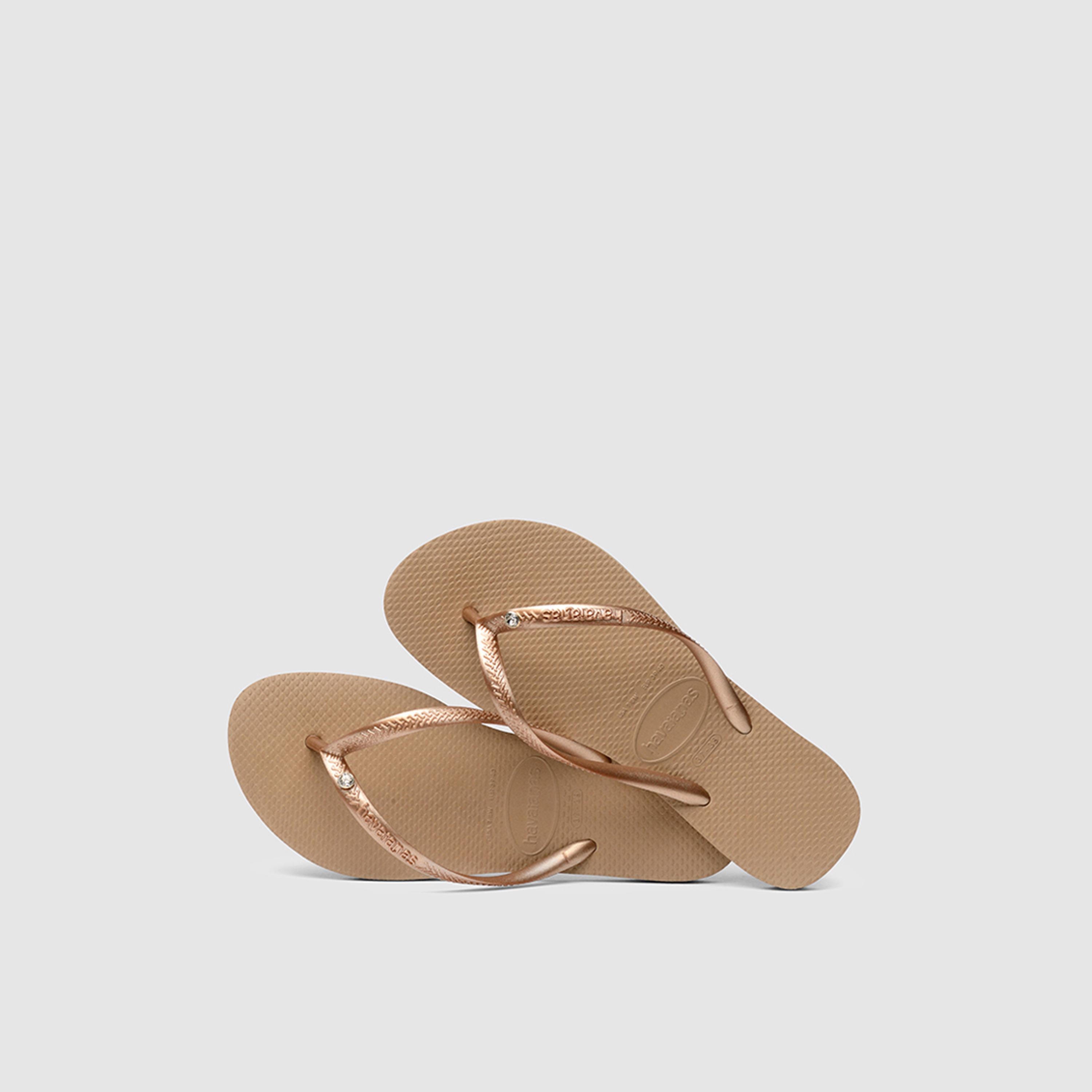Havaianas Women's Slip-On Flat Slim Crystal Sw II Thong Slippers | 4145651-3581-women-shoes-flipflopsandslides-image-4