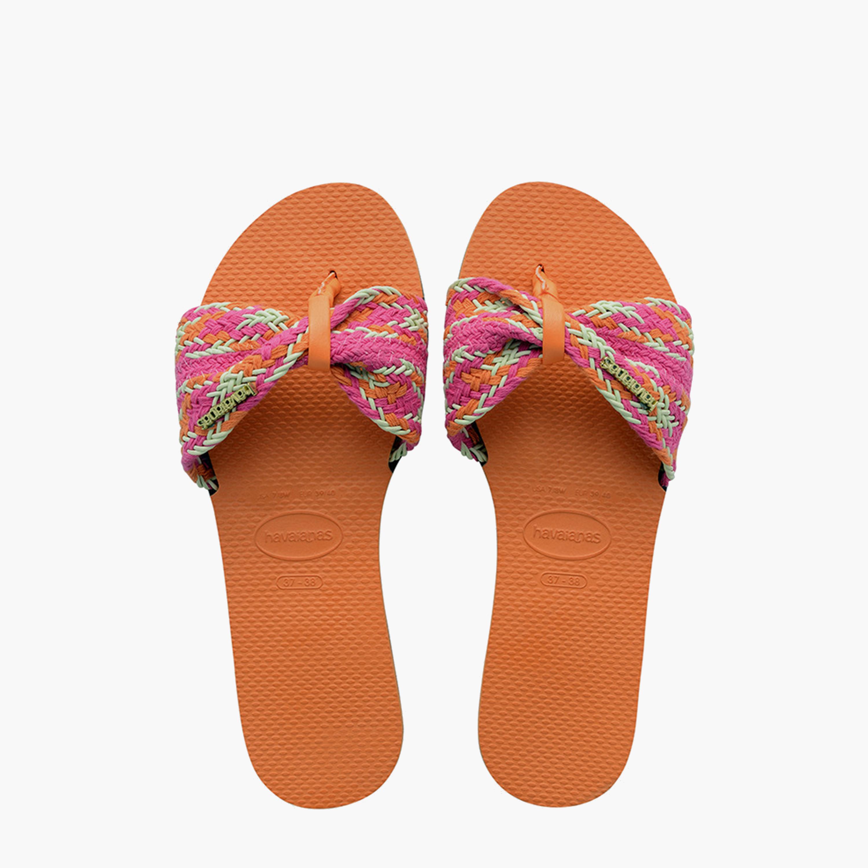 Havaianas Women's Slip-On You Saint Tropez Mesh Slide Sandals | 4145827.4755-women-shoes-sandals-flats-image-1
