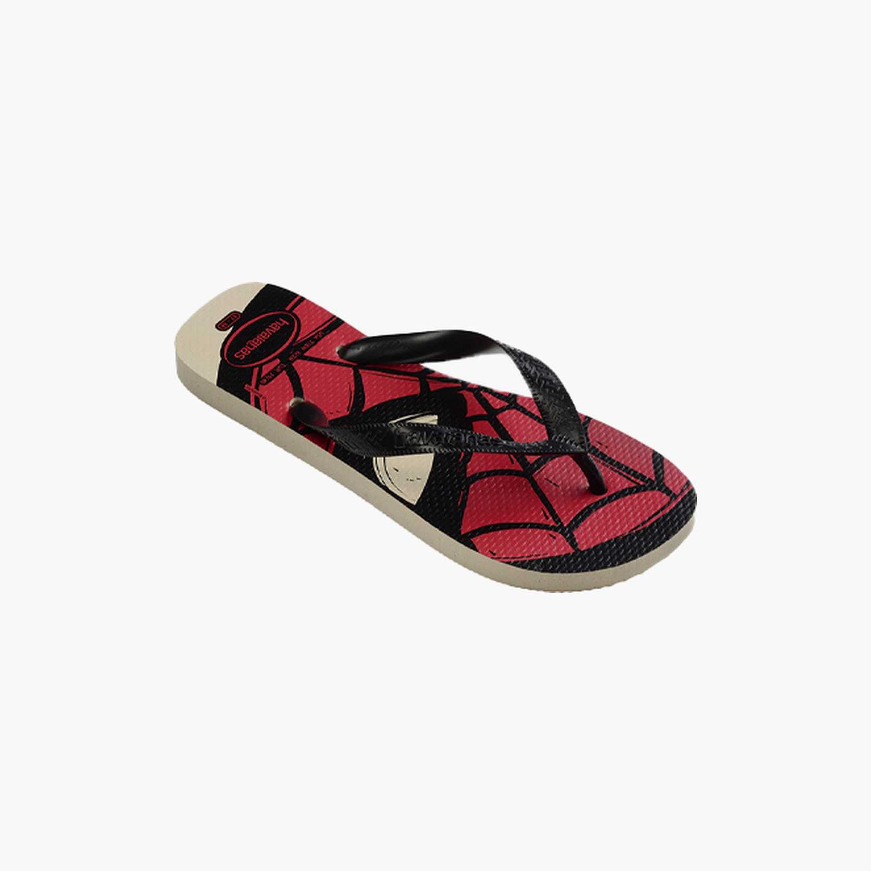 Havaianas Kids Slip-On Top Marvel Logomania Thong Slippers | 4146953.0121-boys-shoes-flipflopsandslides-image-4