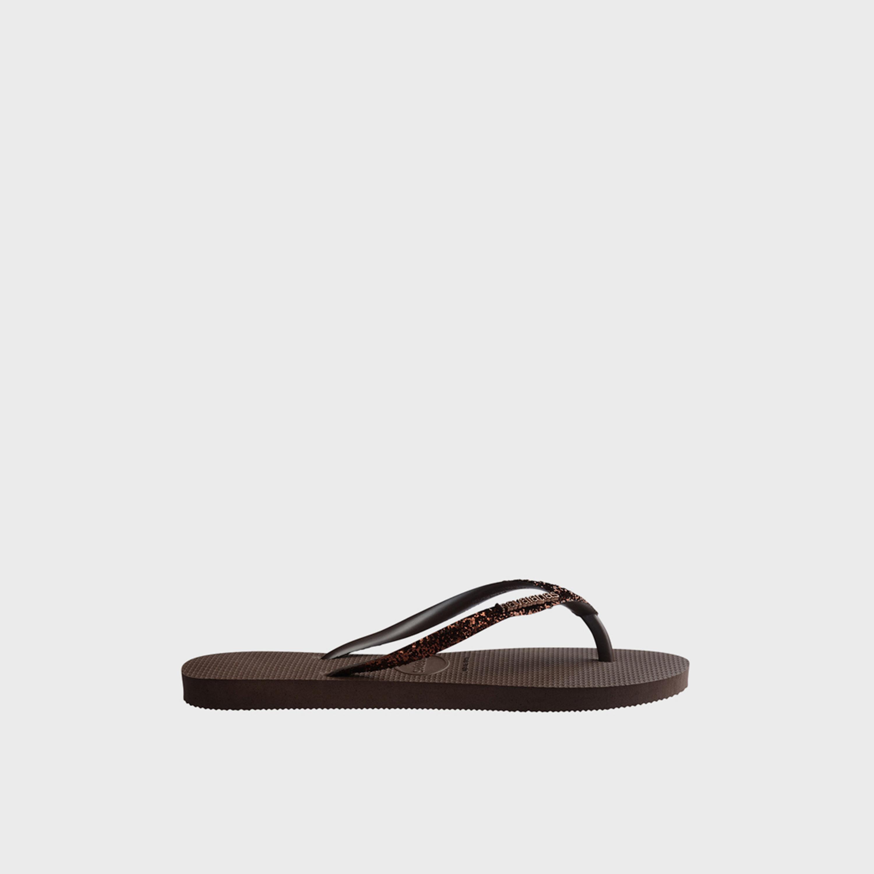 Havaianas Women's Slip-On Flat Slim Glitter II Thong Slippers | 4146975-0727-women-shoes-flipflopsandslides-image-3