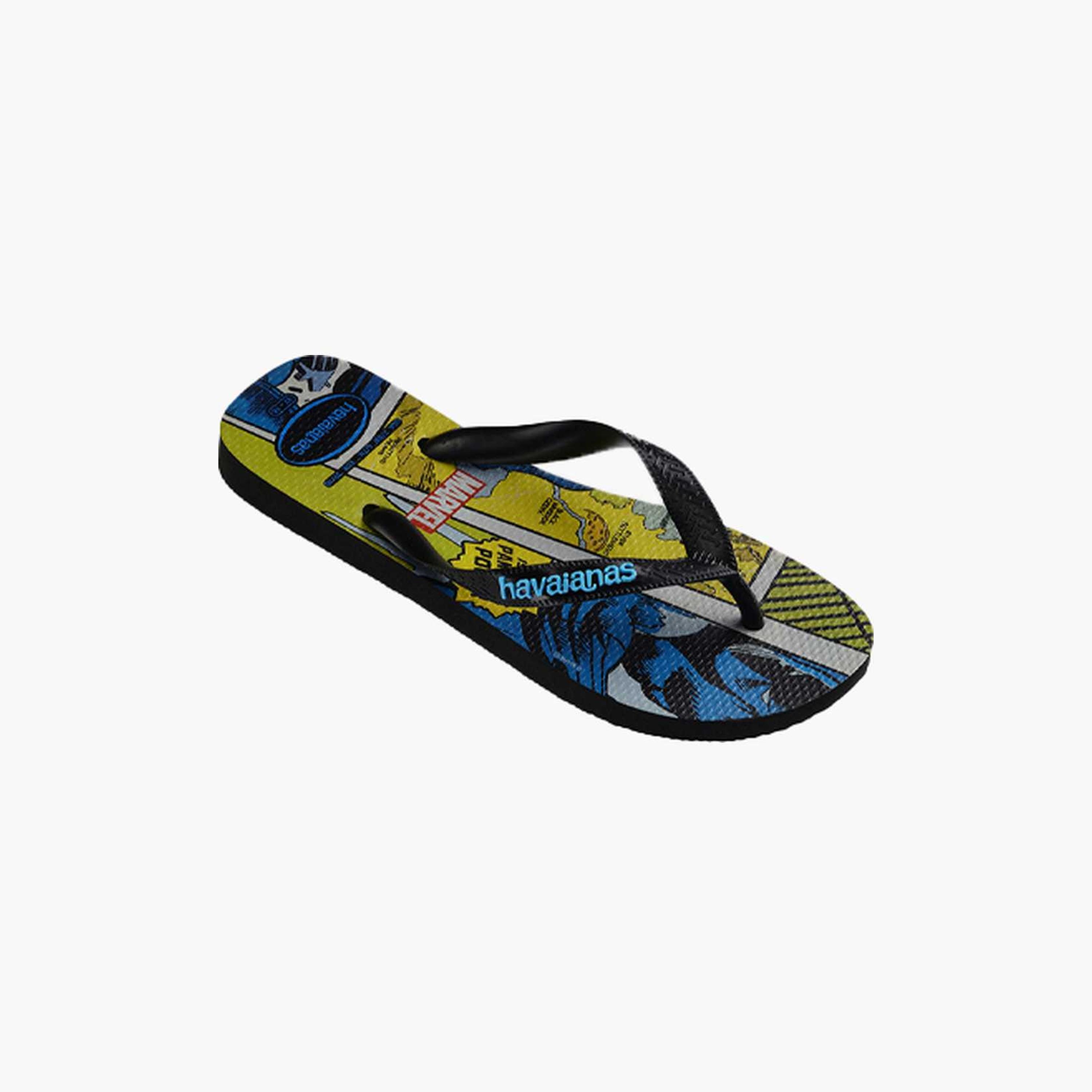Havaianas Kids Slip-On Top Marvel Classics Thong Slippers | 4147012.1069-boys-shoes-flipflopsandslides-image-3