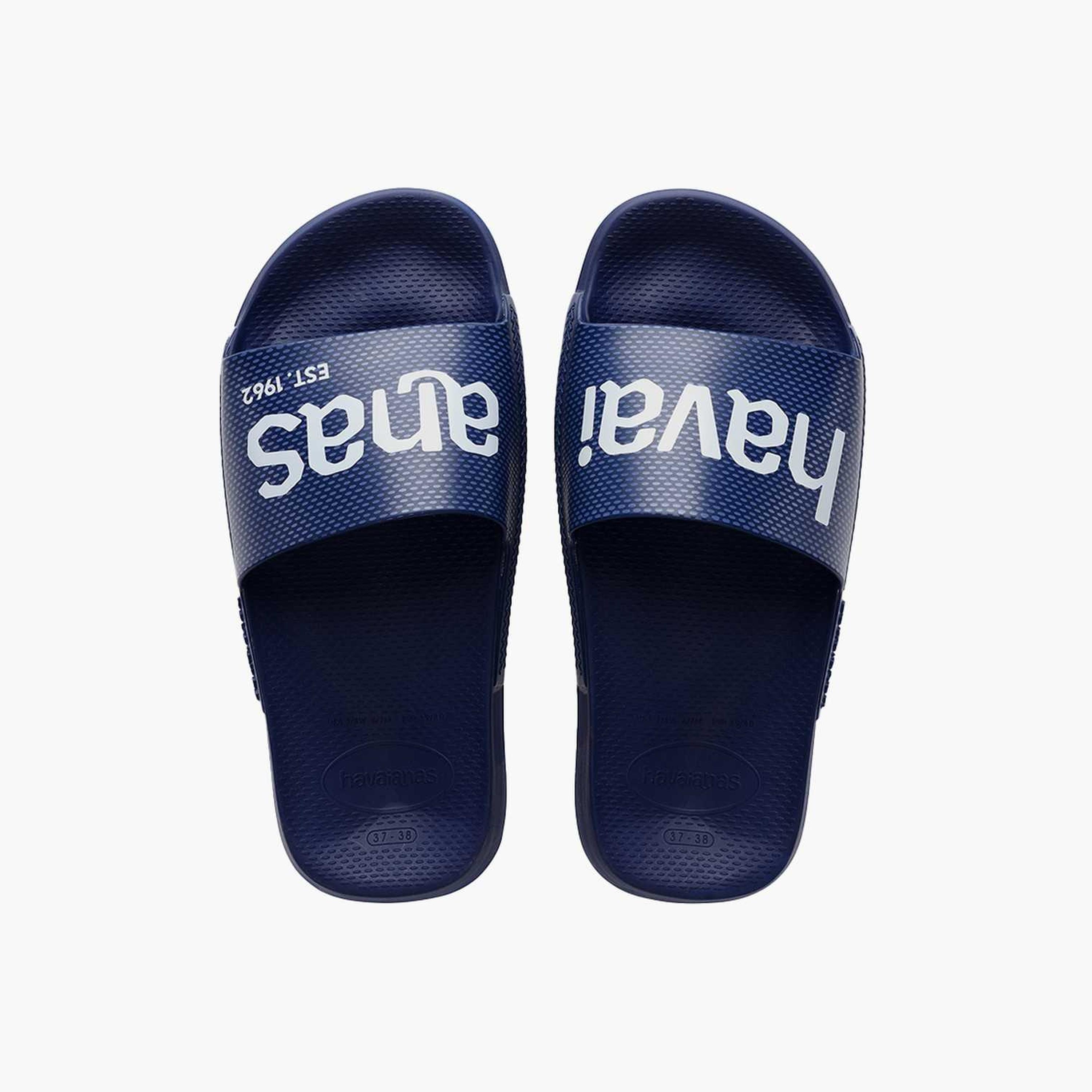 Havaianas Slip On Slide Classic Logomania Slides | 4148124-0555-men-shoes-flipflopsandslides-image-1