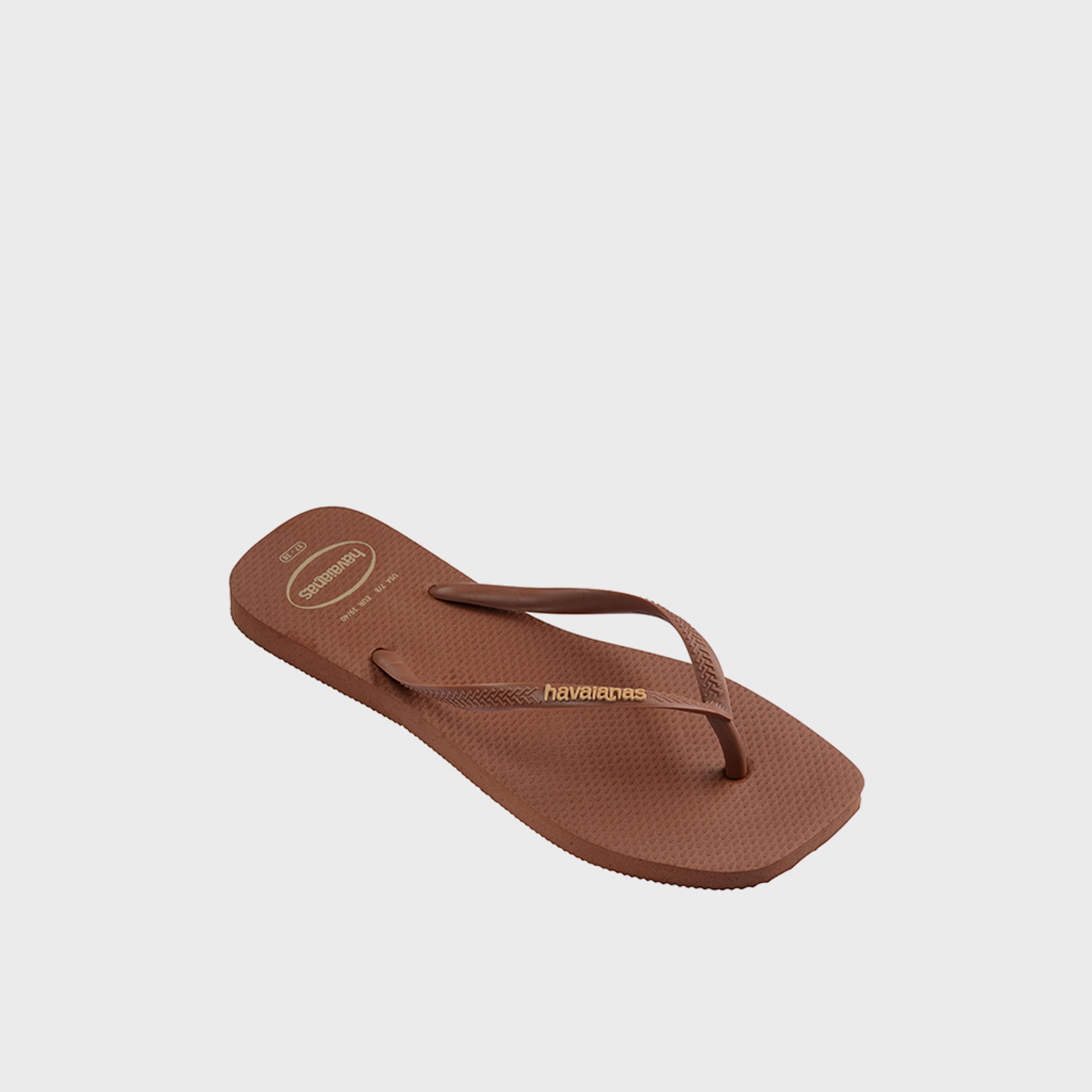 Havaianas Women's Slip-On Flat Slim Square Logo Popup Thong Slippers | 4148959-1976-women-shoes-flipflopsandslides-image-2