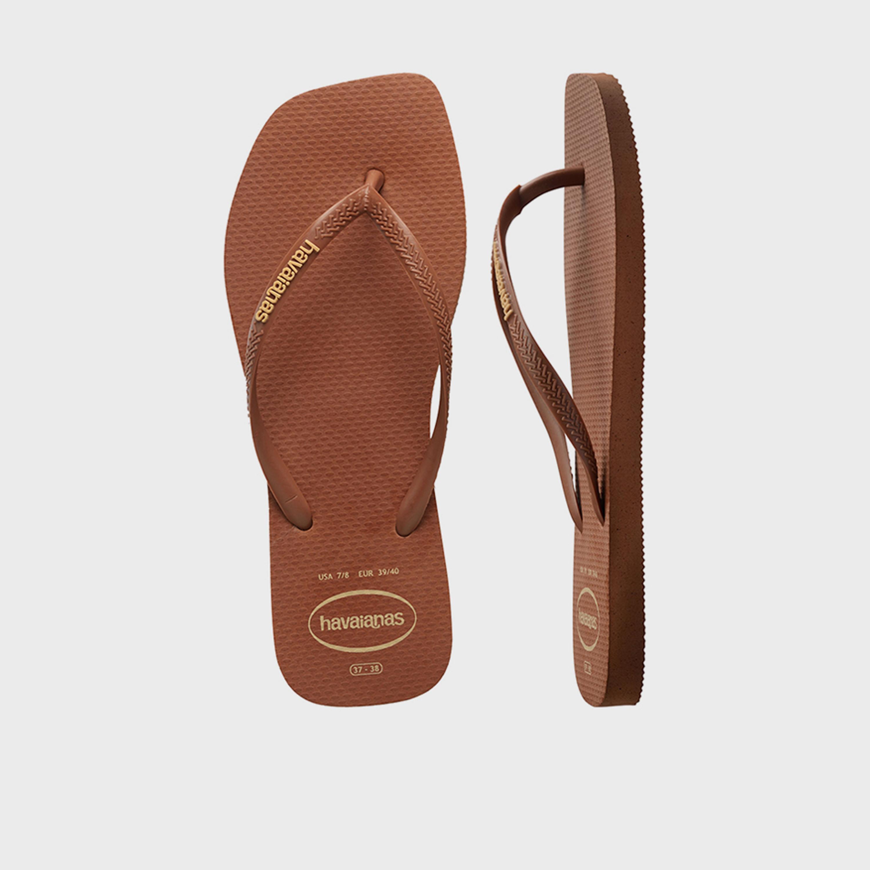 Havaianas Women's Slip-On Flat Slim Square Logo Popup Thong Slippers | 4148959-1976-women-shoes-flipflopsandslides-image-5