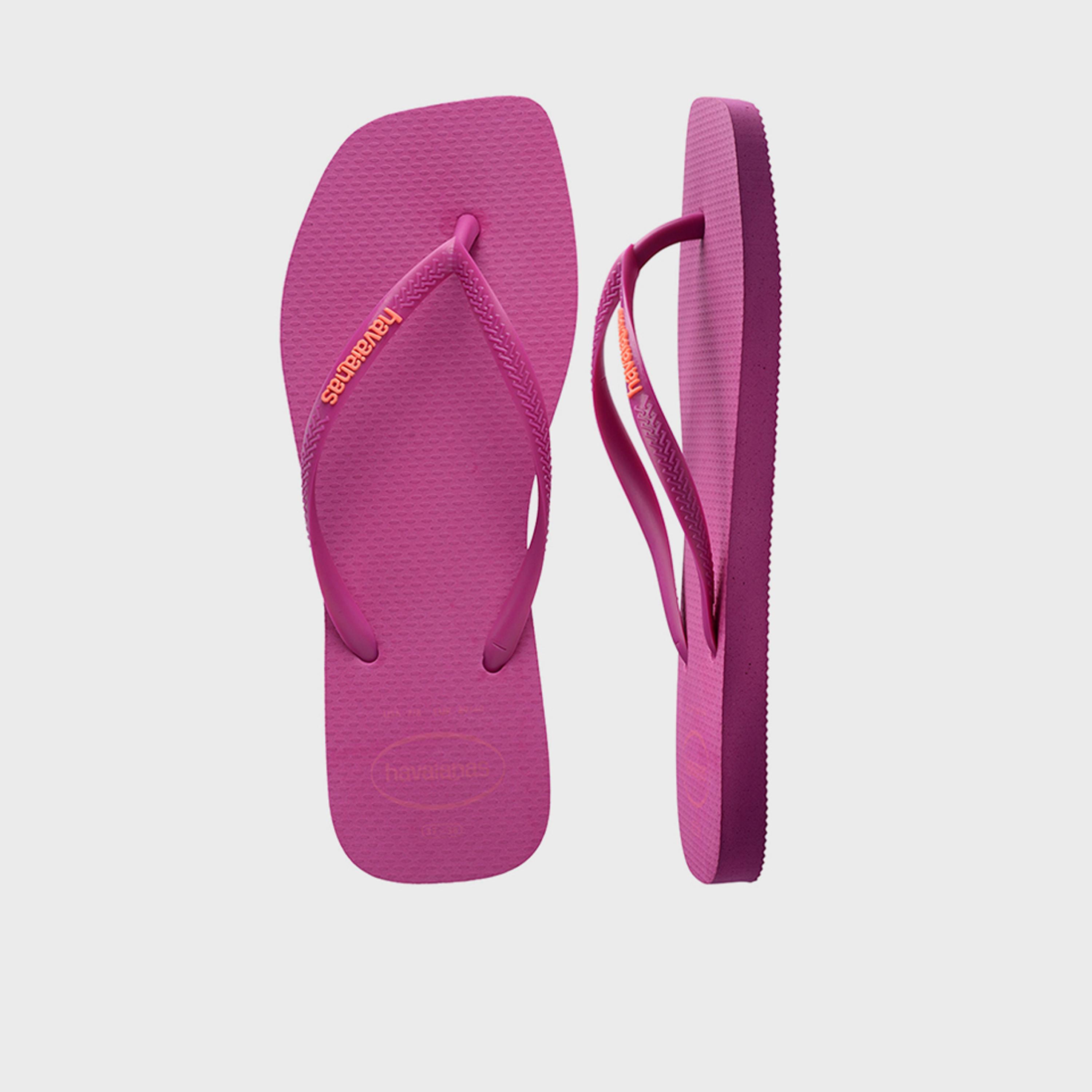 Havaianas Women's Slip-On Flat Slim Square Logo Popup Thong Slippers | 4148959-4622-women-shoes-flipflopsandslides-image-5