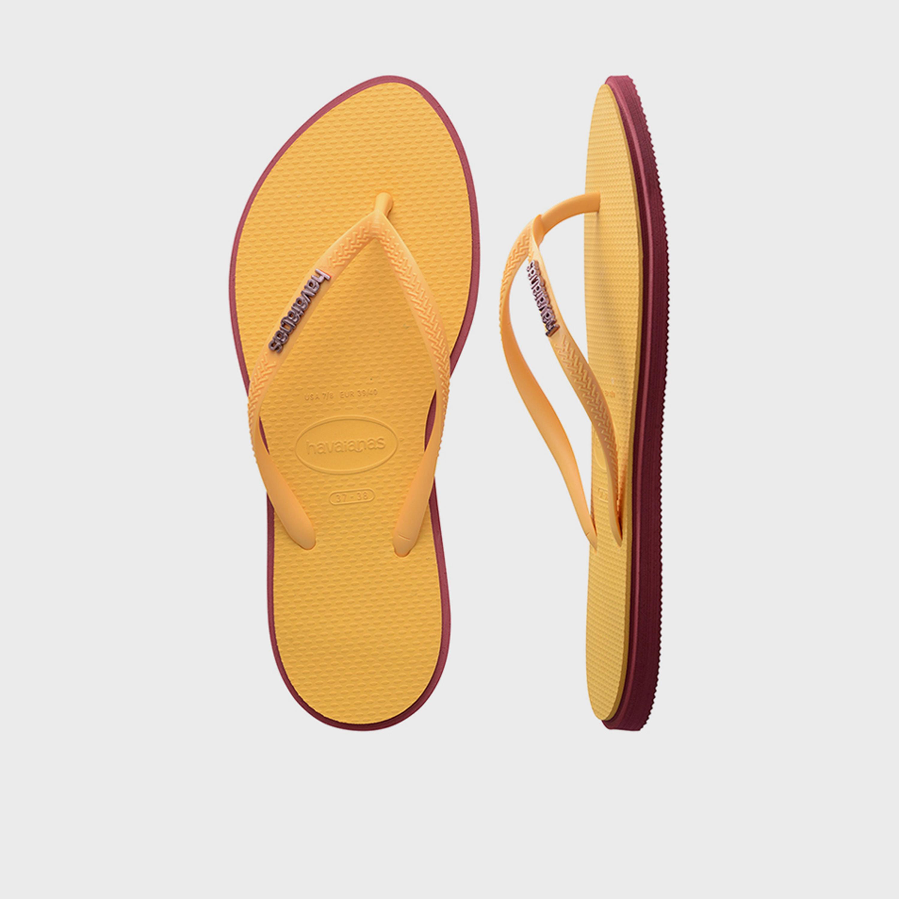 Havaianas Women's Slip-On Flat Slim Point Thong Slippers | 4149584-1788-women-shoes-flipflopsandslides-image-5