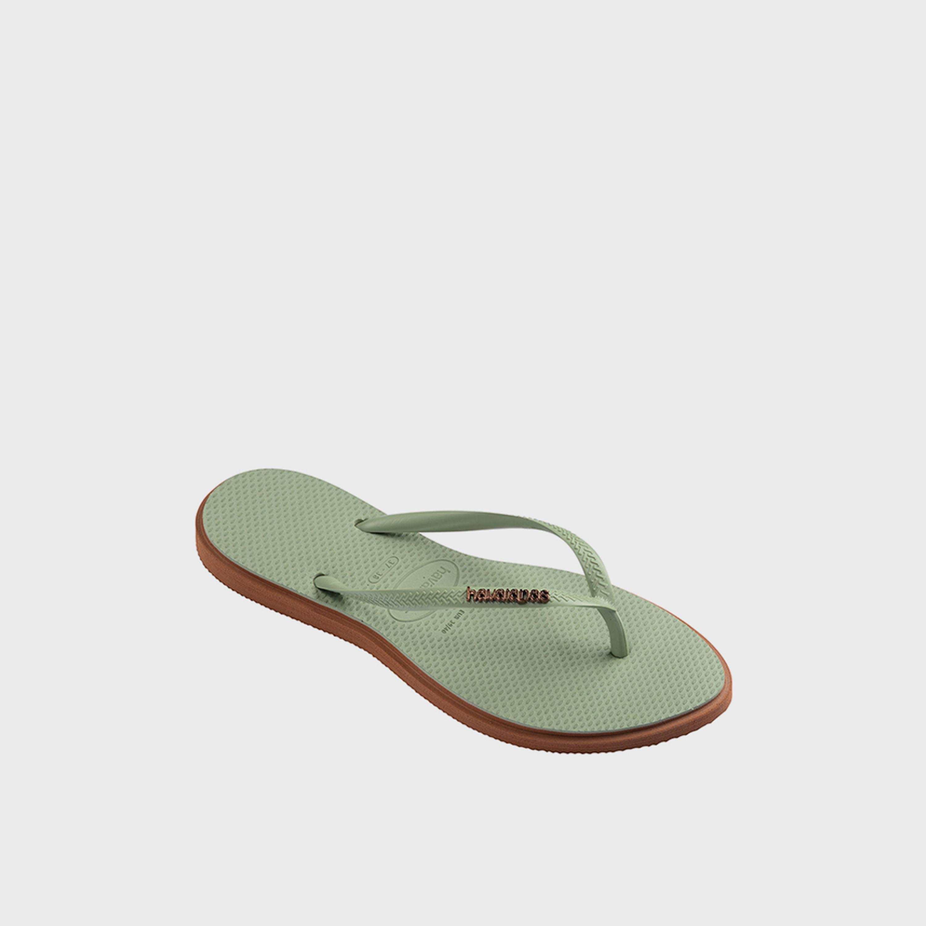 Havaianas Women's Slip-On Flat Slim Point Thong Slippers | 4149584-1797-women-shoes-flipflopsandslides-image-2