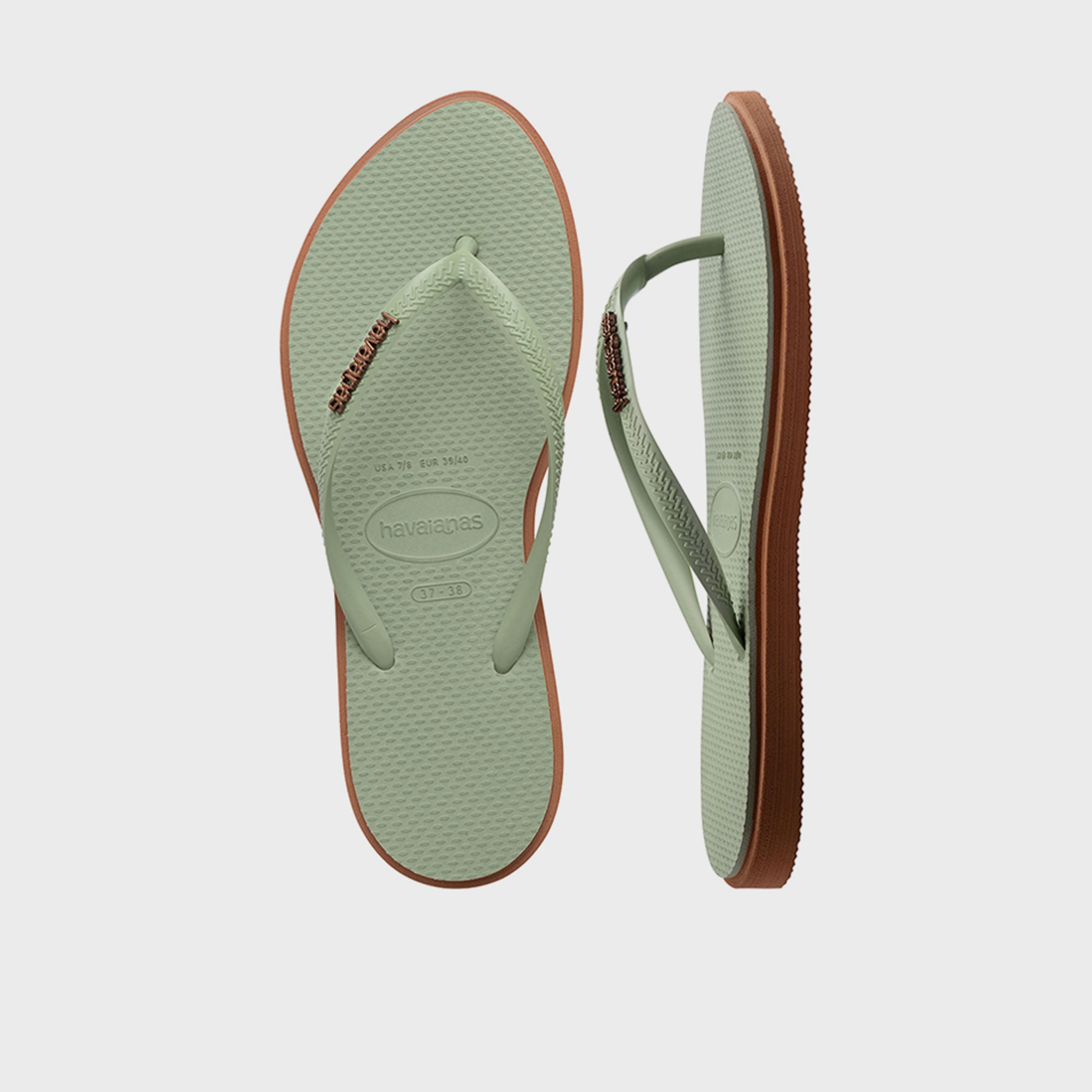 Havaianas Women's Slip-On Flat Slim Point Thong Slippers | 4149584-1797-women-shoes-flipflopsandslides-image-5
