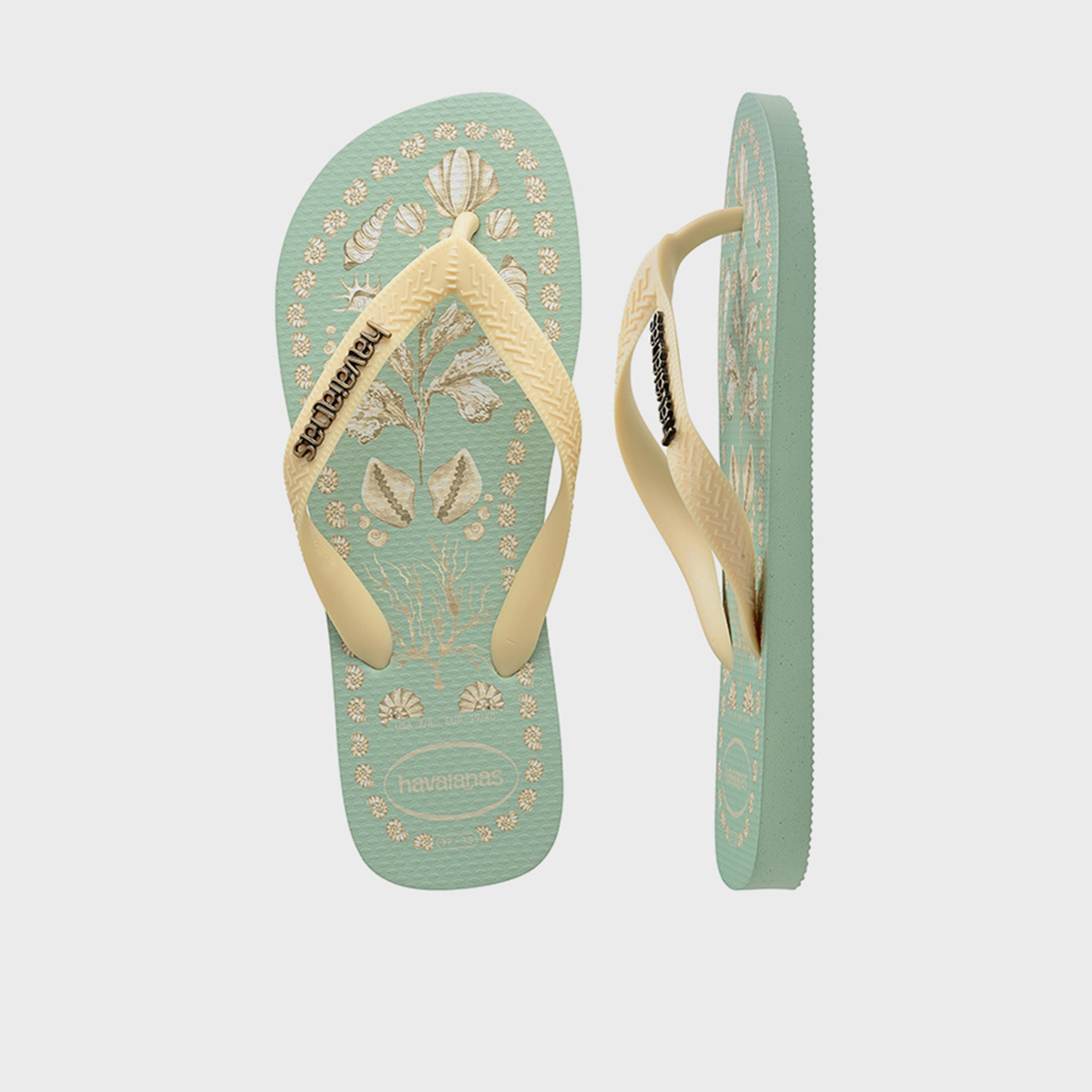 Havaianas Women's Slip-On Flat Top Tropicalia Vibes Thong Slippers | 4149722-9338-women-shoes-flipflopsandslides-image-5