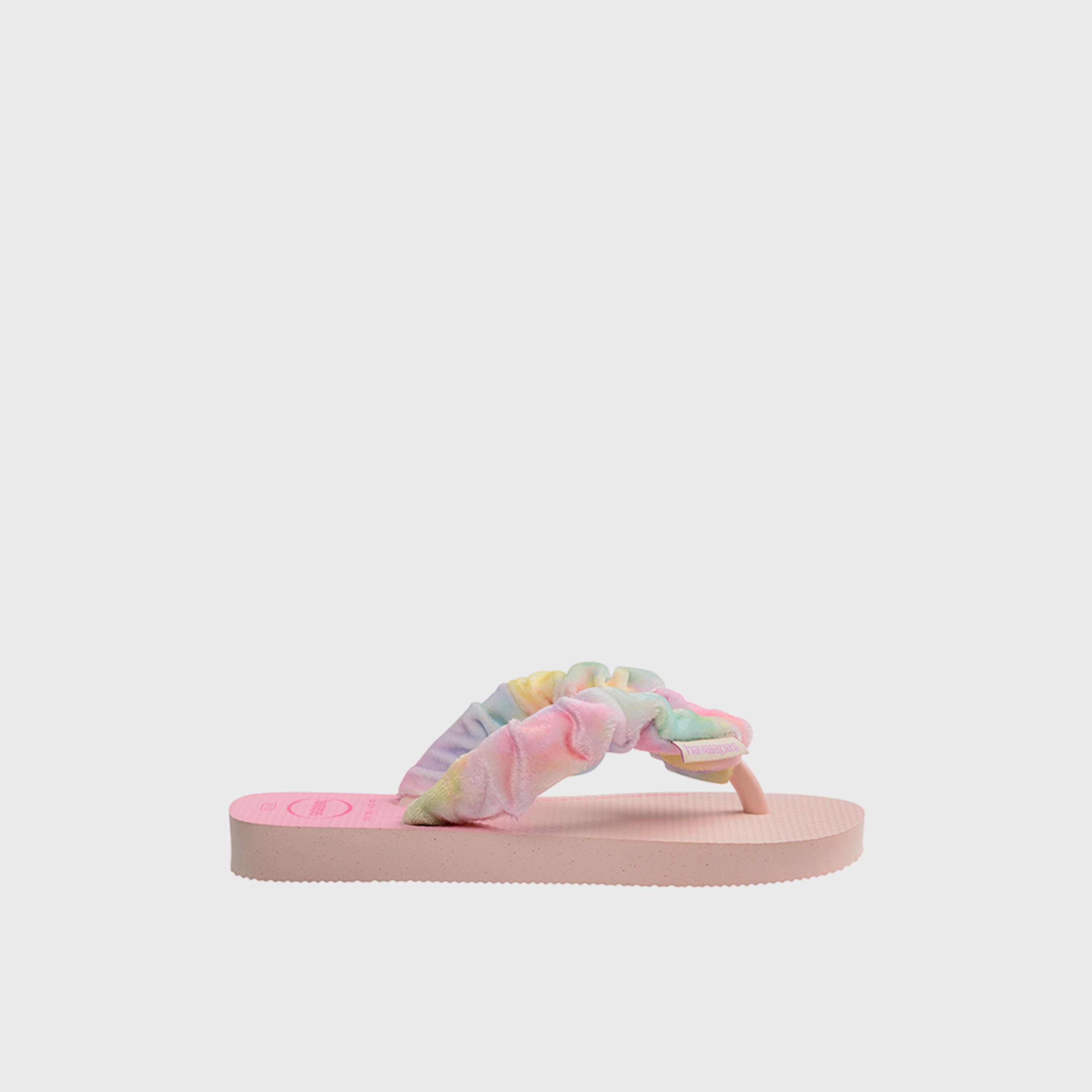 Havaianas Girls Slip-On  Fluffy Thong Slippers | 4149941-0076-girls-shoes-flipflopsandslides-image-3