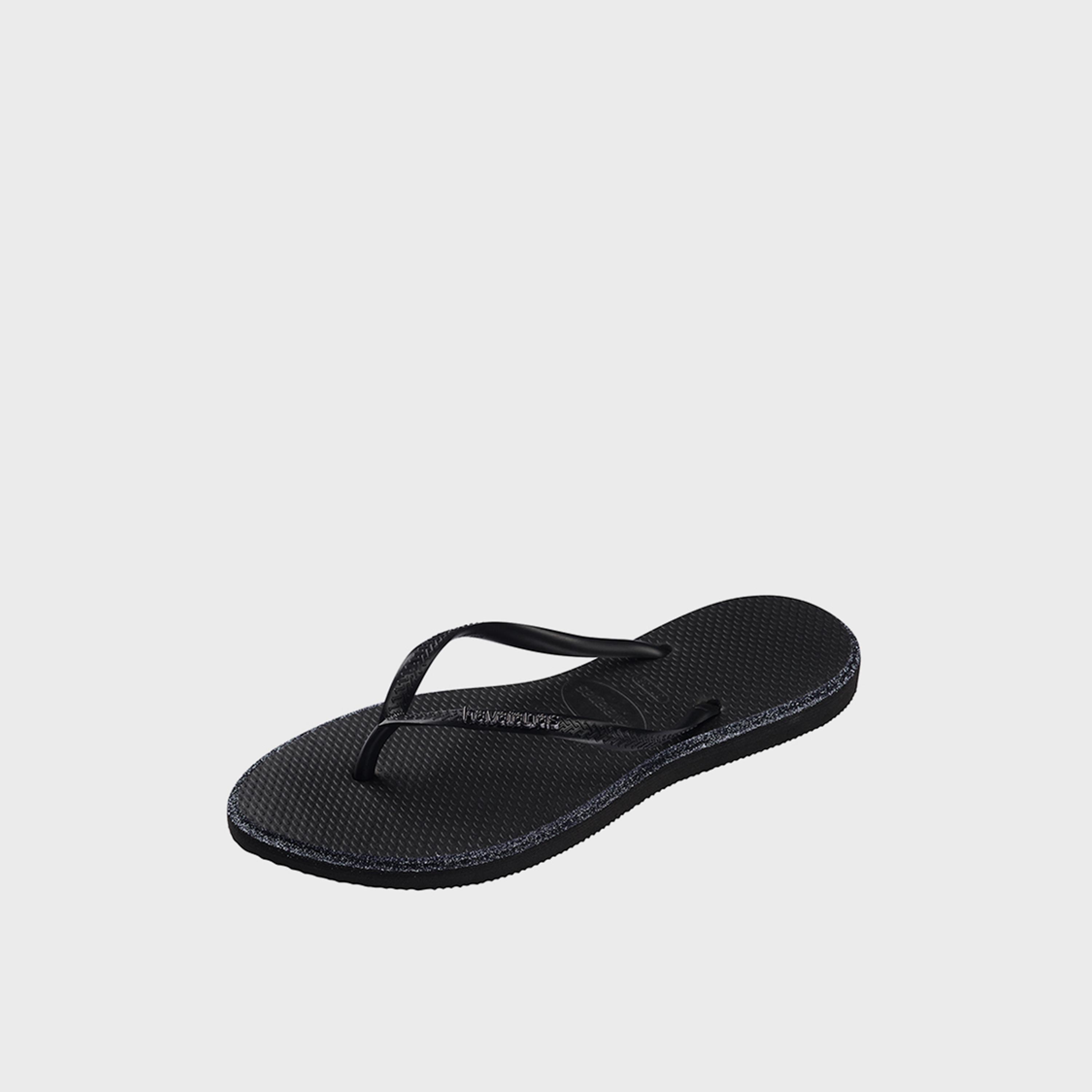 Havaianas Women's Slip-On Flat Slim Point Glitter Thong Slippers | 4150157-1069-women-shoes-flipflopsandslides-image-6
