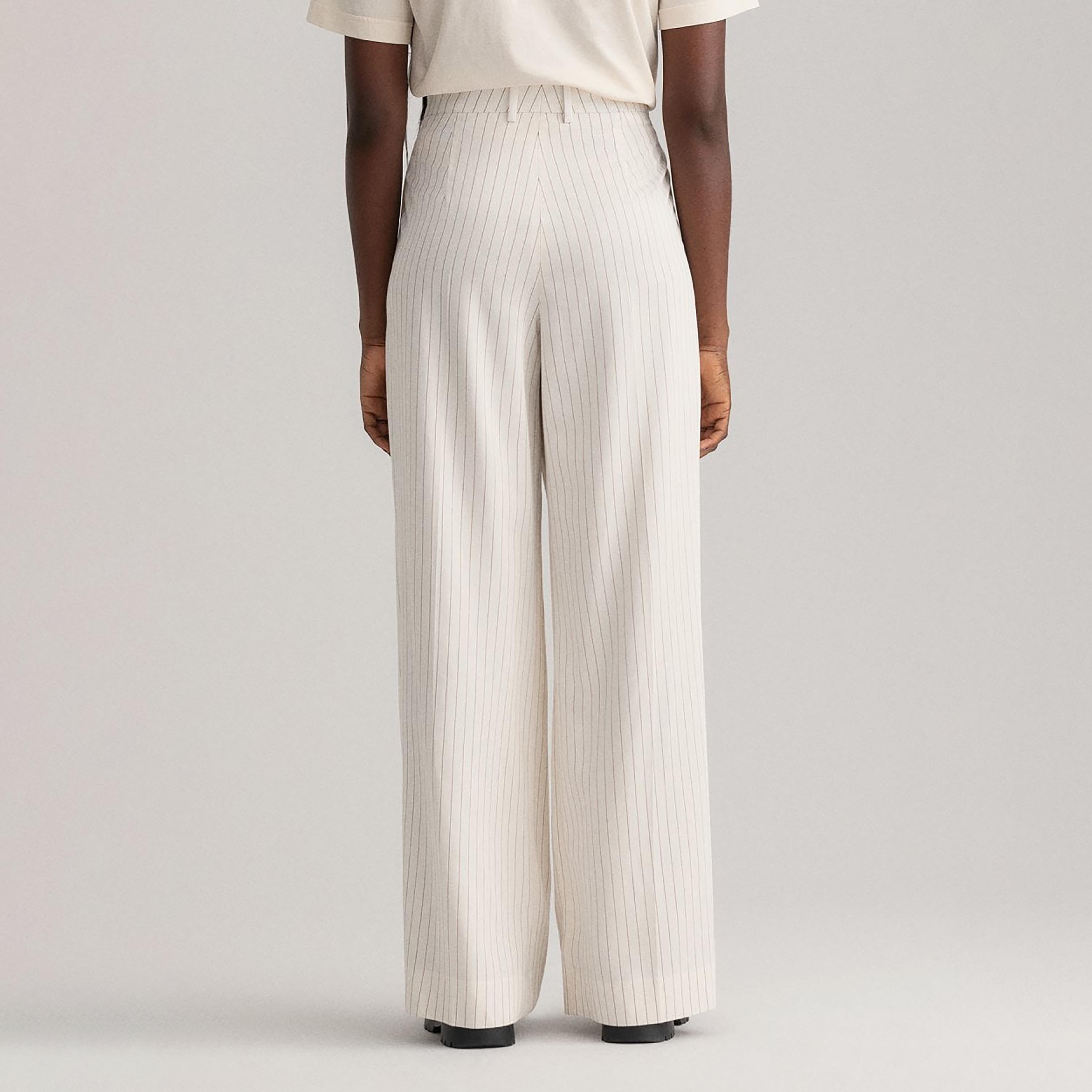 Gant Striped Mid-Rise Wide Leg Pants-women-clothing-bottoms-trousers-image-4