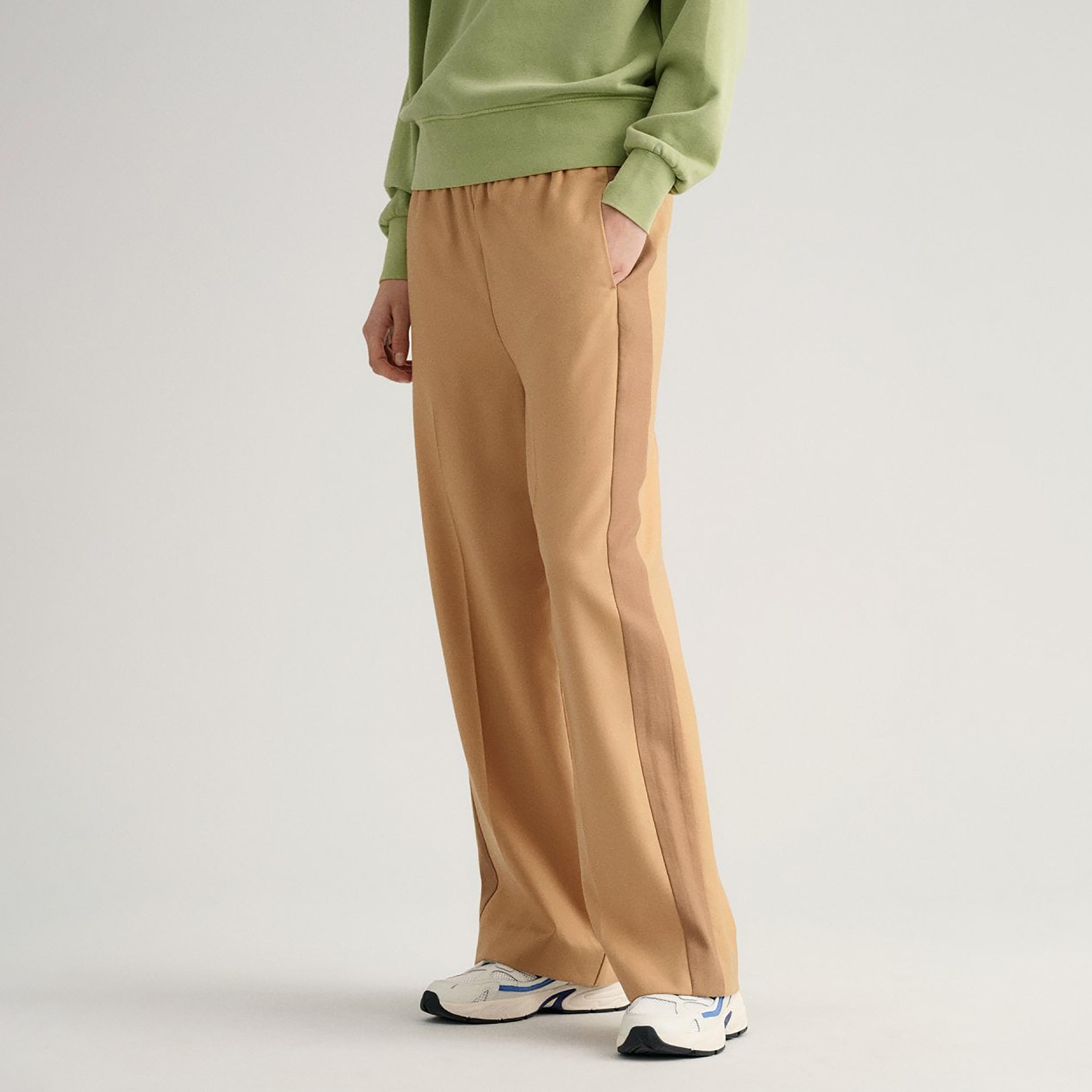 Gant Plain Mid-Rise Elastic Waistband Straight Women Trackpants-women-clothing-bottoms-trousers-image-1