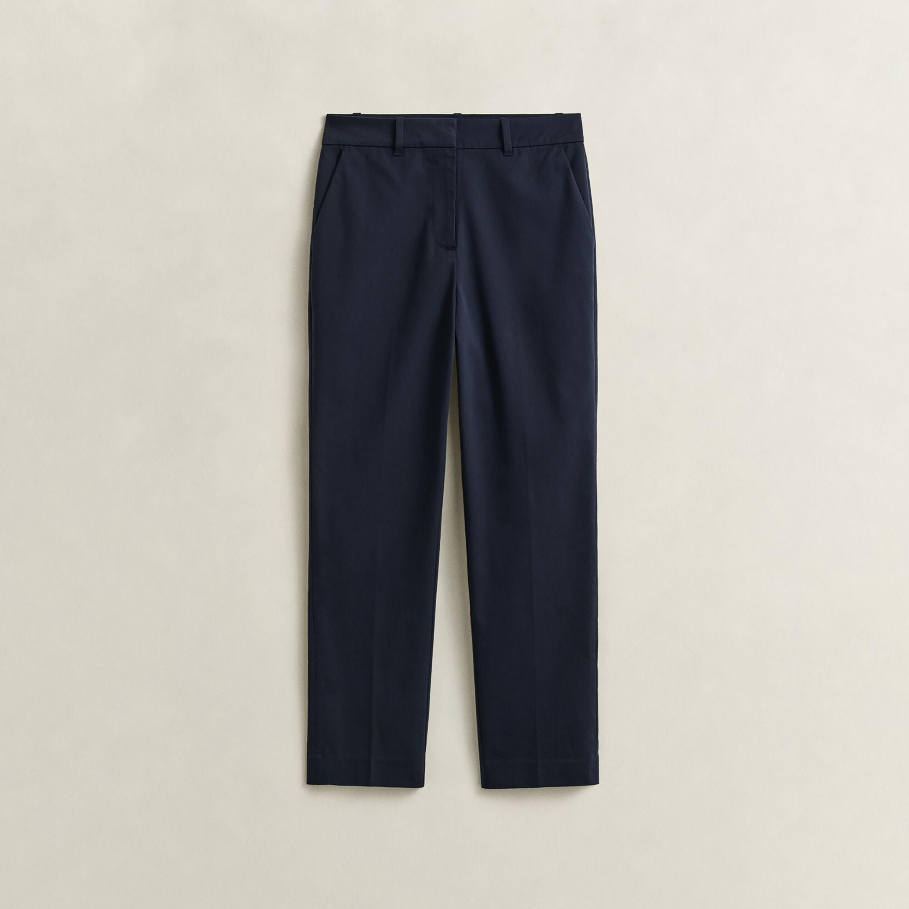Gant Slim Fit Plain Mid-Rise Women's Chinos-women-clothing-bottoms-trousers-image-10