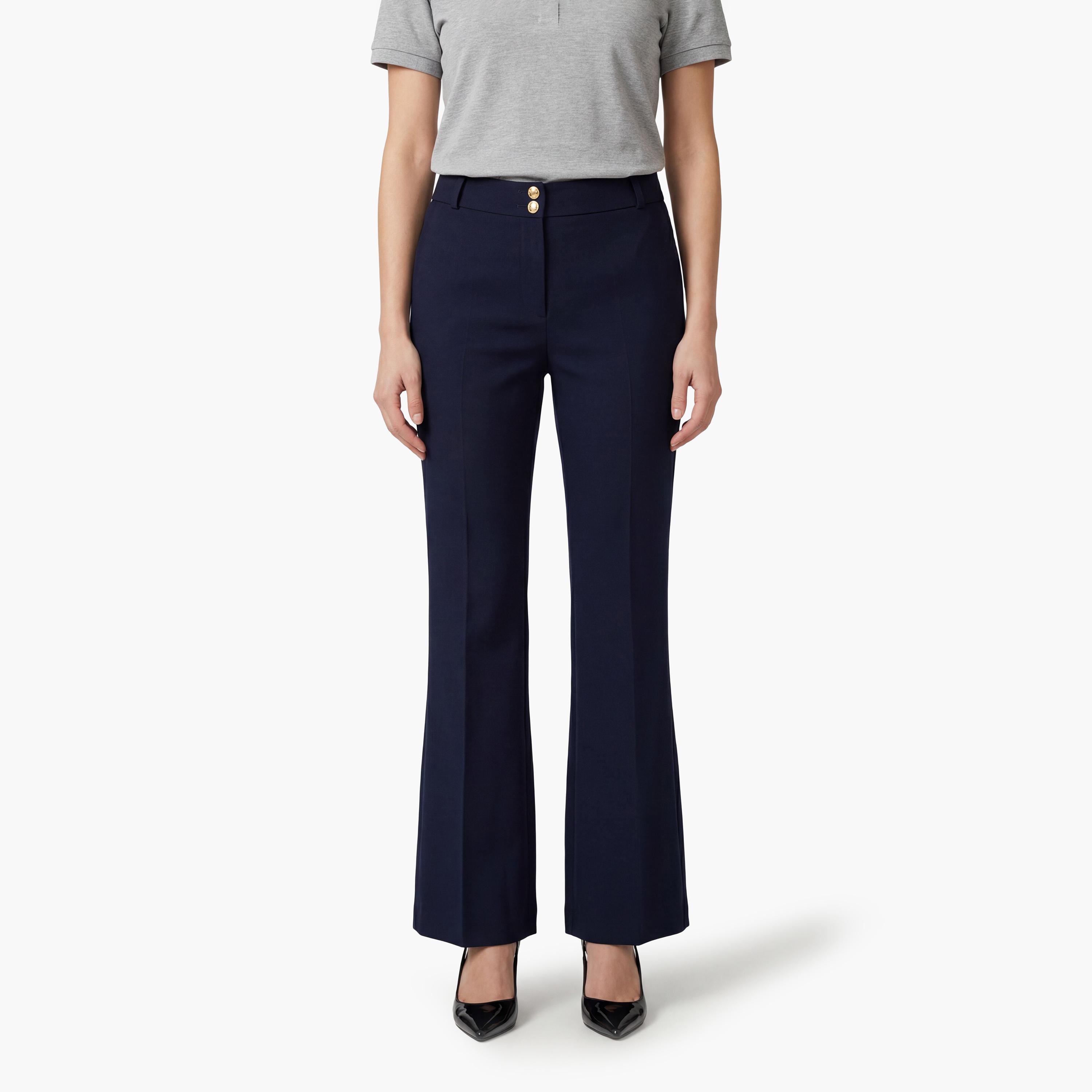 بنطلون "تشينو" نسائي سادة بخصر مرتفع وقصة "سليم فيت" من جانت-women-clothing-bottoms-trousers-image-1