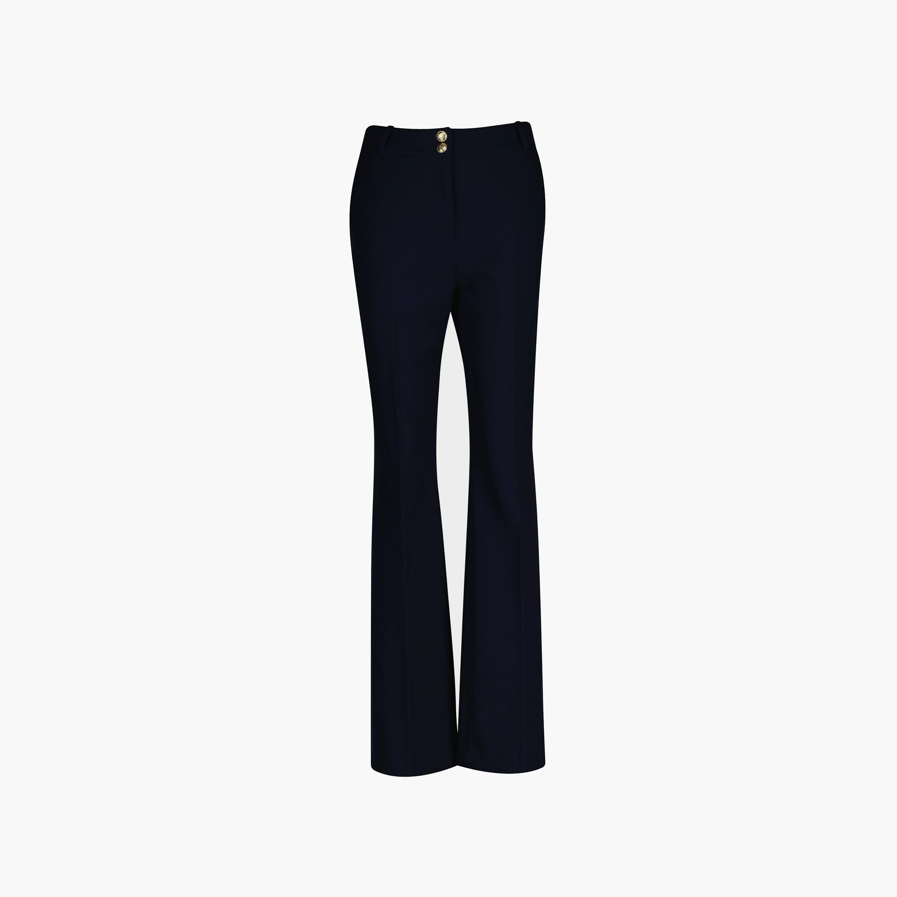 Gant Slim Fit Plain High-Rise Women's Chinos-women-clothing-bottoms-trousers-image-5