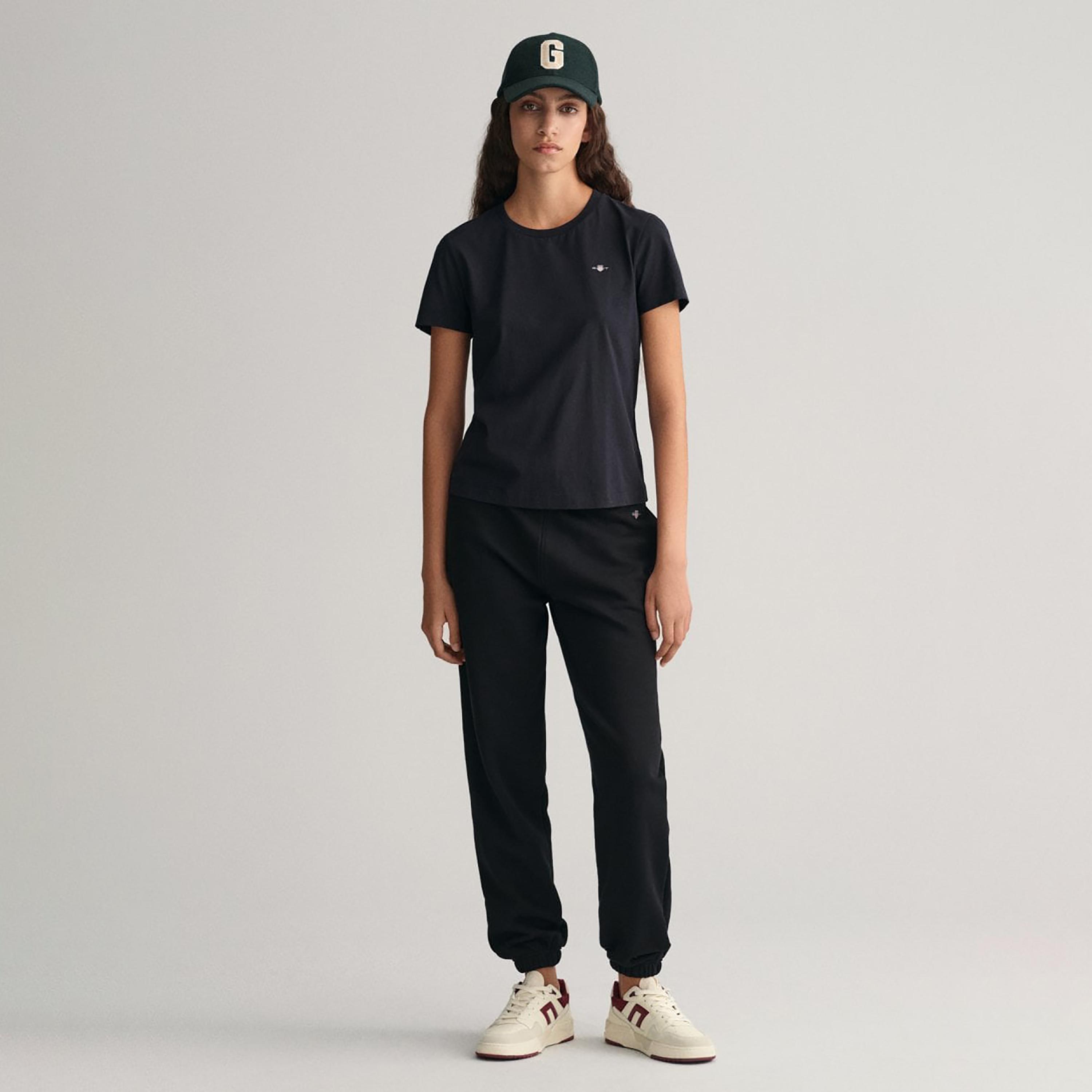 Gant Logo Detail Crew Neck Short Sleeves T-Shirt-women-clothing-tshirts-image-2