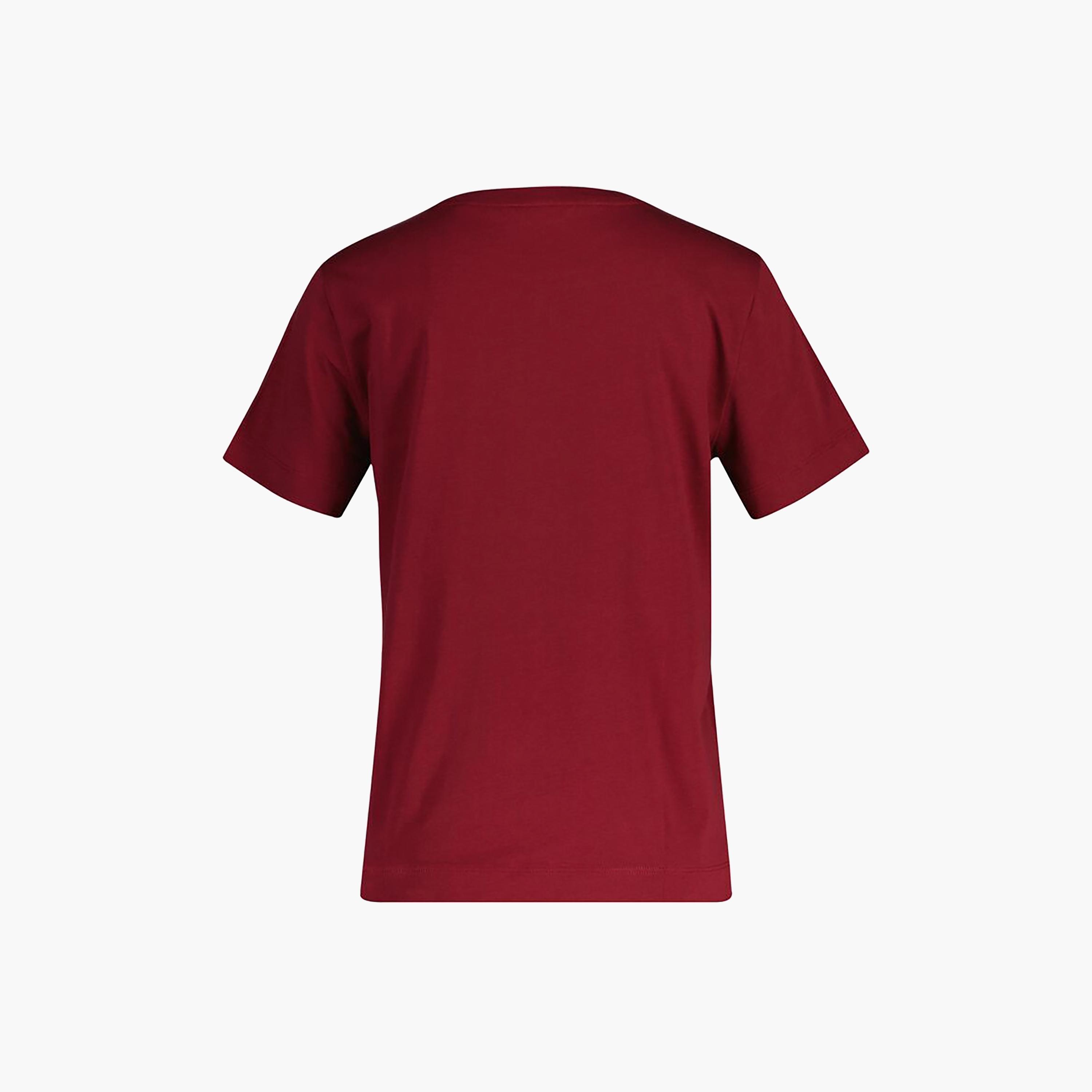 تي شيرت نسائي سادة بياقة دائرية وأكمام قصيرة من غانت-women-clothing-tshirts-image-17