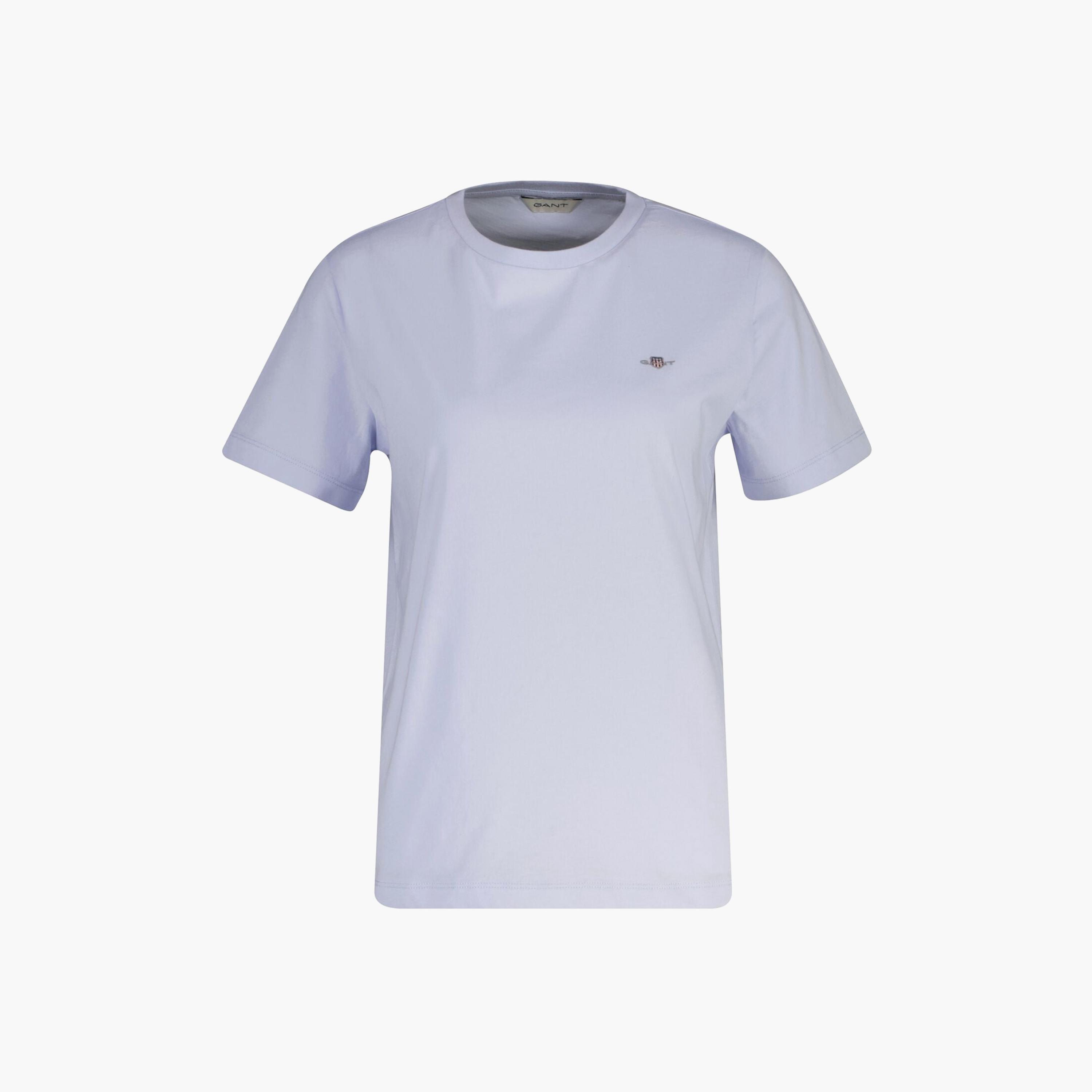 تيشيرت حريمي بياقة دائرية وأكمام قصيرة، سادة من جانت-women-clothing-tshirts-image-5