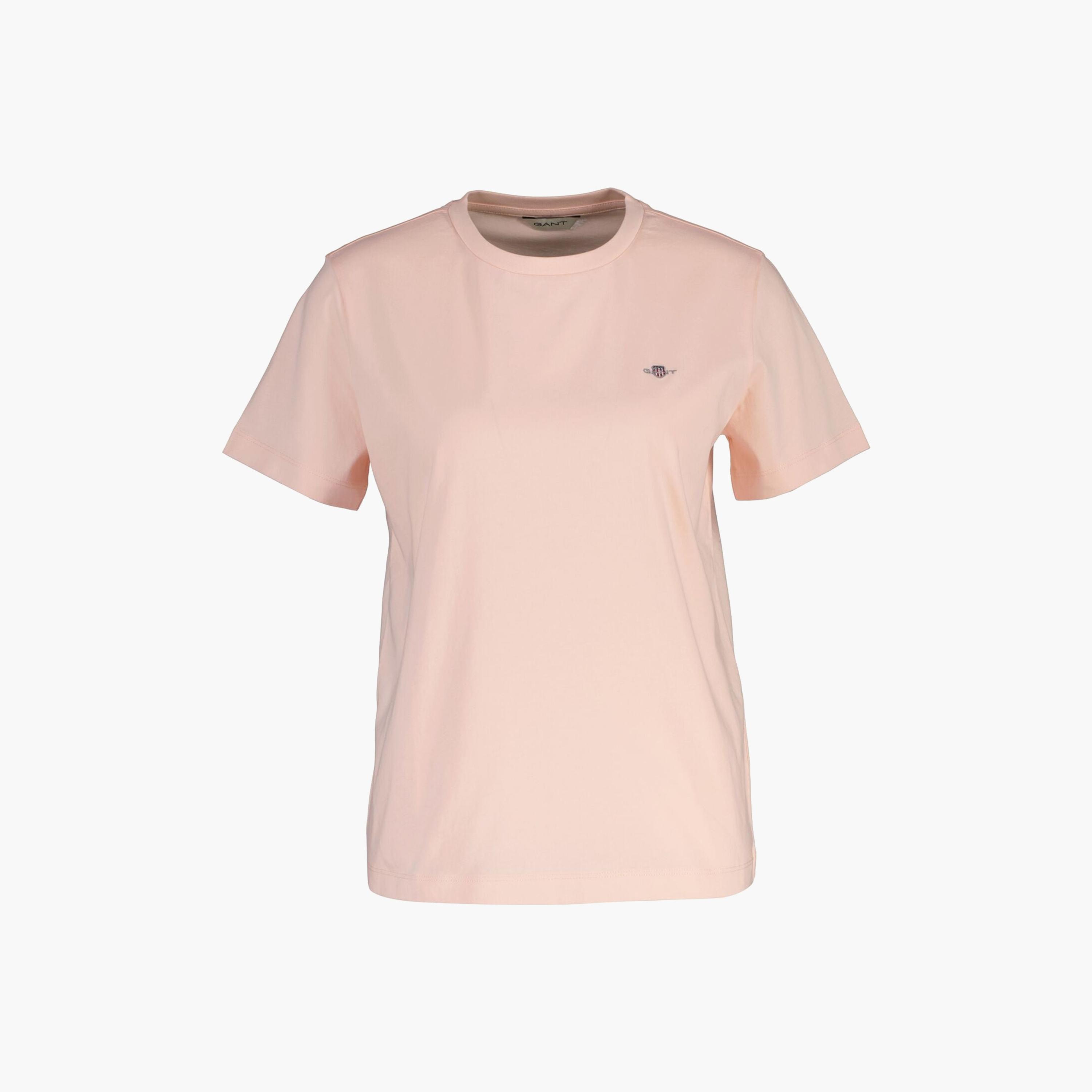تيشيرت حريمي بياقة دائرية وأكمام قصيرة، سادة من جانت-women-clothing-tshirts-image-11