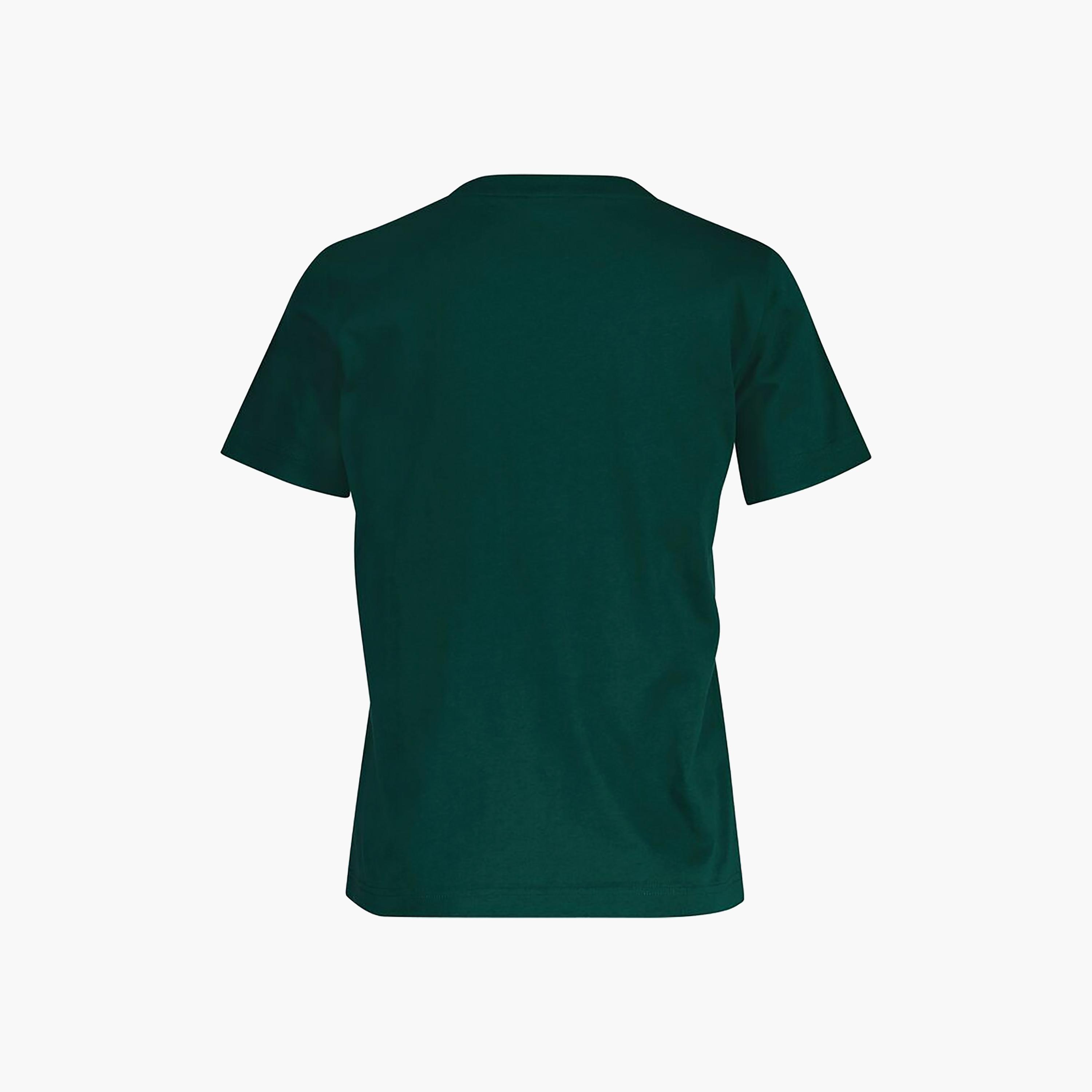 تي شيرت نسائي بأكمام قصيرة وياقة مستديرة وشعار درع مطرز من Gant-women-clothing-tshirts-image-7